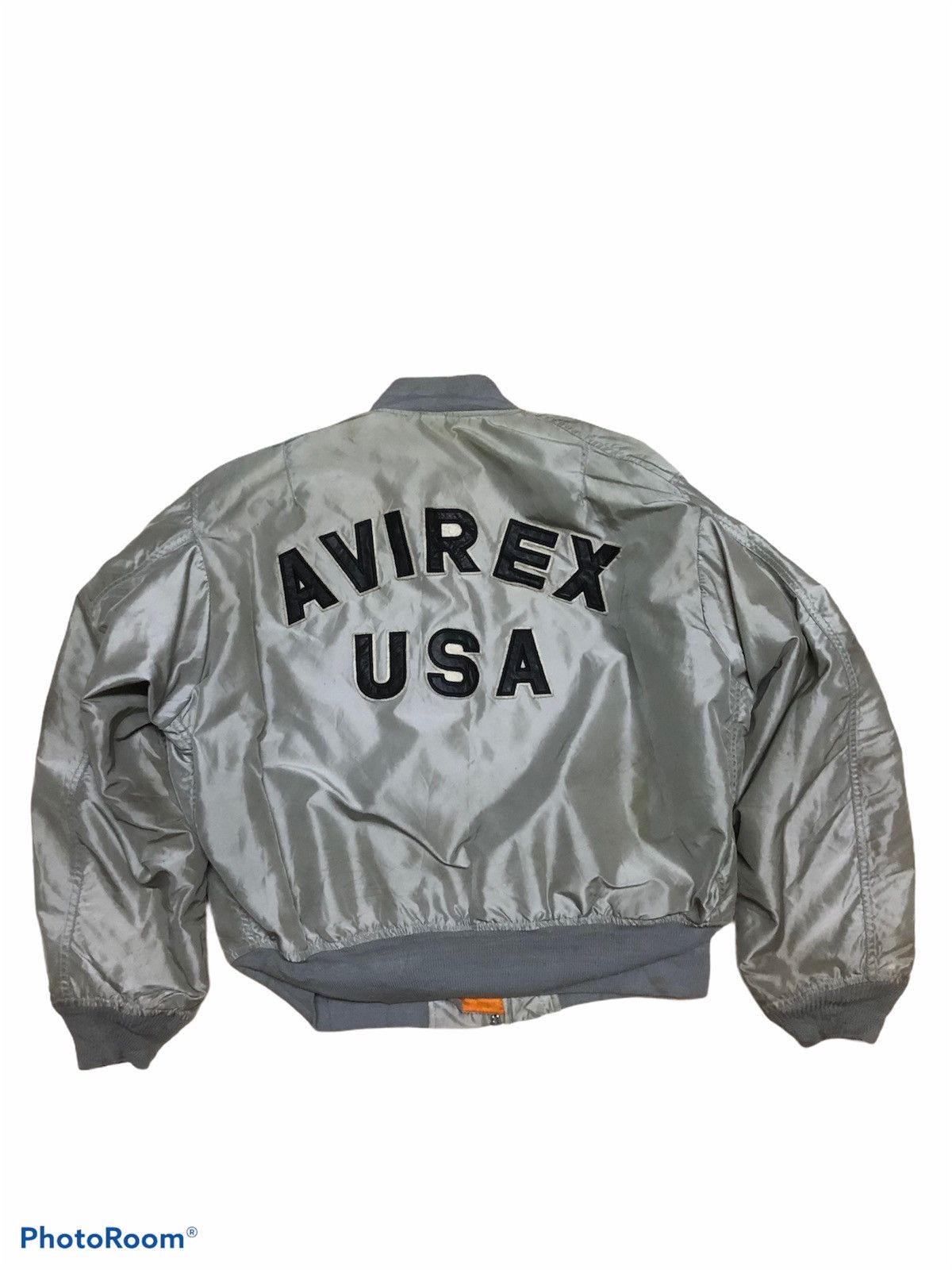 Avirex × Vintage 🔥OFFER TODAY❌BIG SPELLOUT AVIREX BOMBER REVERSIBLE Size US L / EU 52-54 / 3 - 1 Thumbnail