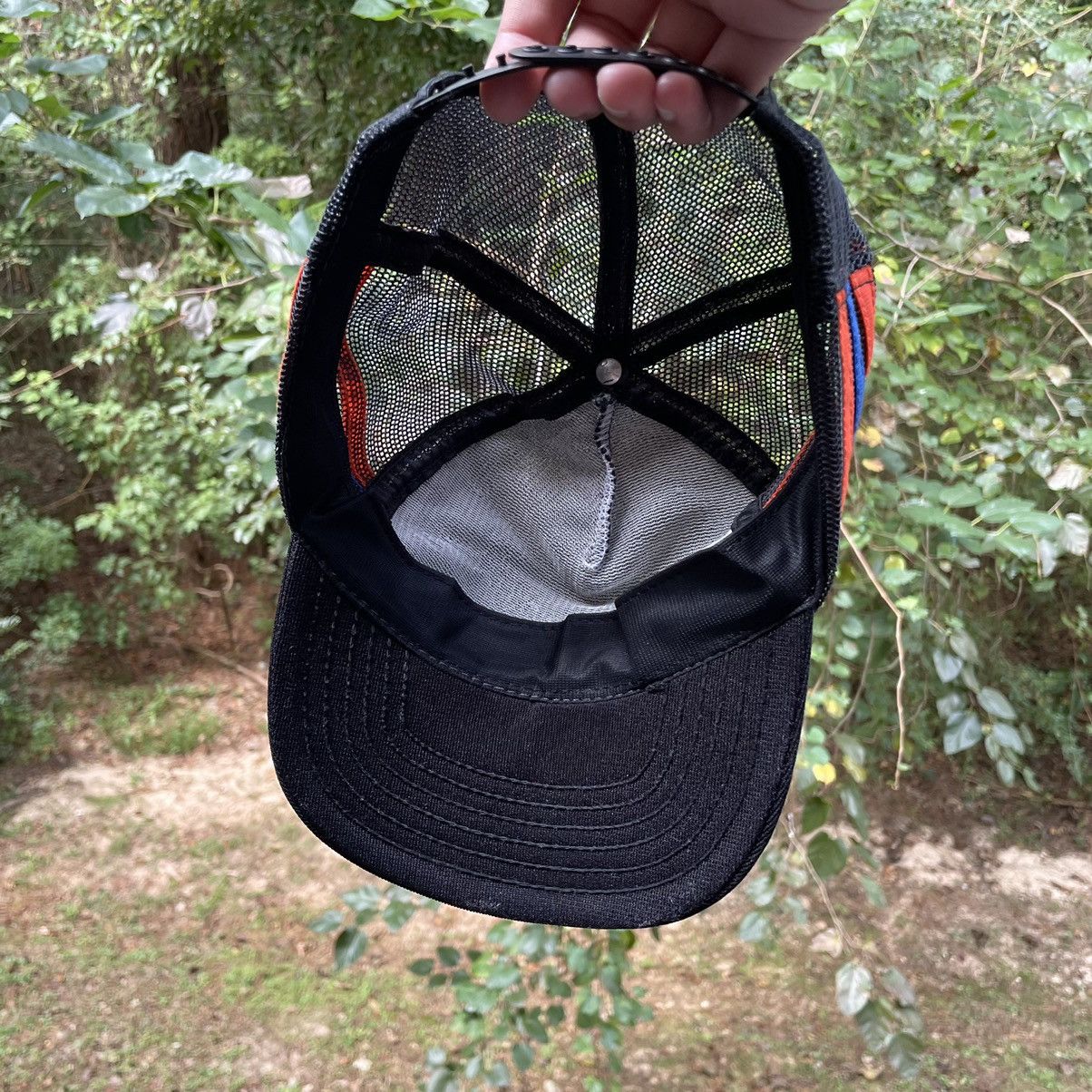 Jeep × Vintage Vintage Jeep Mesh 3 Stripe Trucker Hat OSFA GUC Size ONE SIZE - 8 Thumbnail