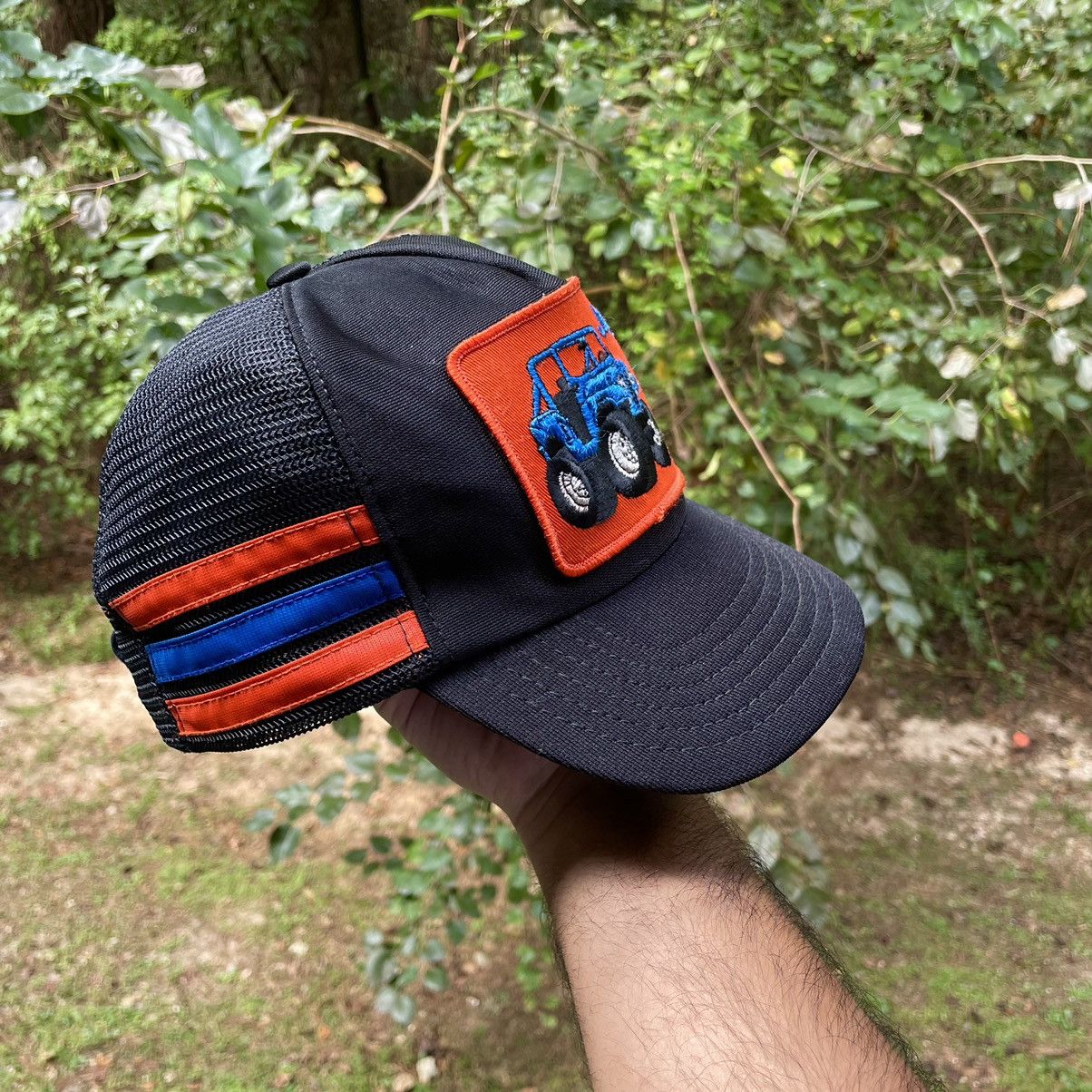 Jeep × Vintage Vintage Jeep Mesh 3 Stripe Trucker Hat OSFA GUC Size ONE SIZE - 5 Thumbnail