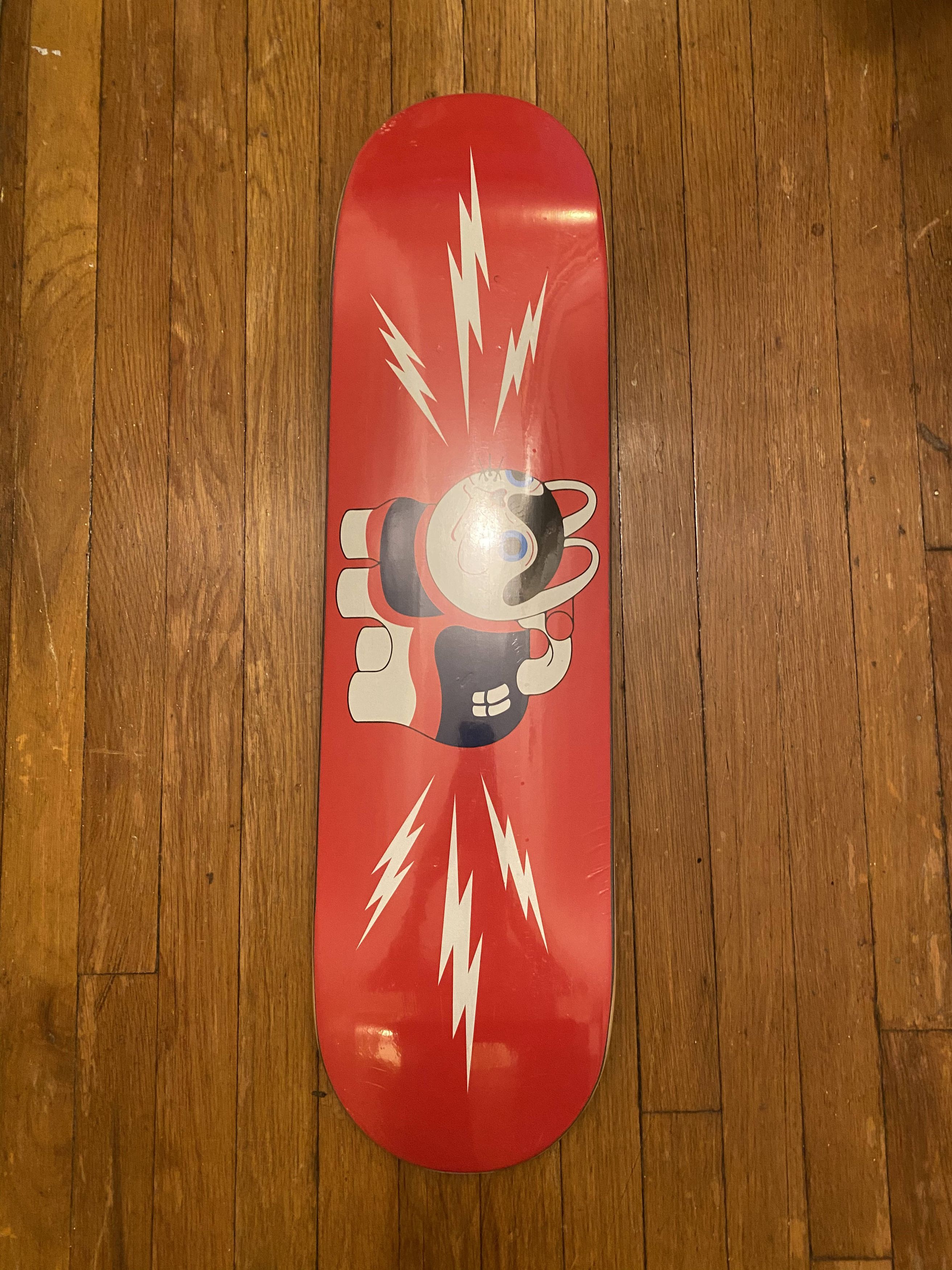 image of Call Me 917 Atomic Cat Skateboard Deck, Men's