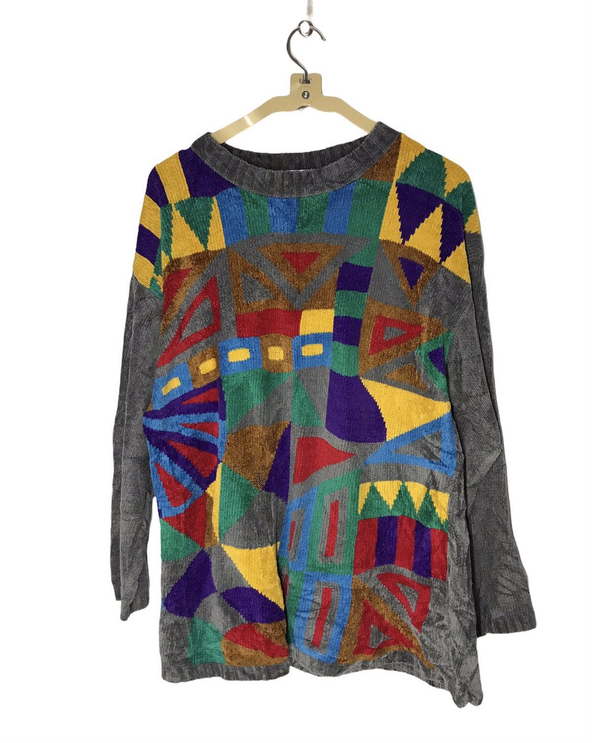 Japanese Brand Bell palace multicolor knitwear Size US M / EU 48-50 / 2 - 1 Thumbnail