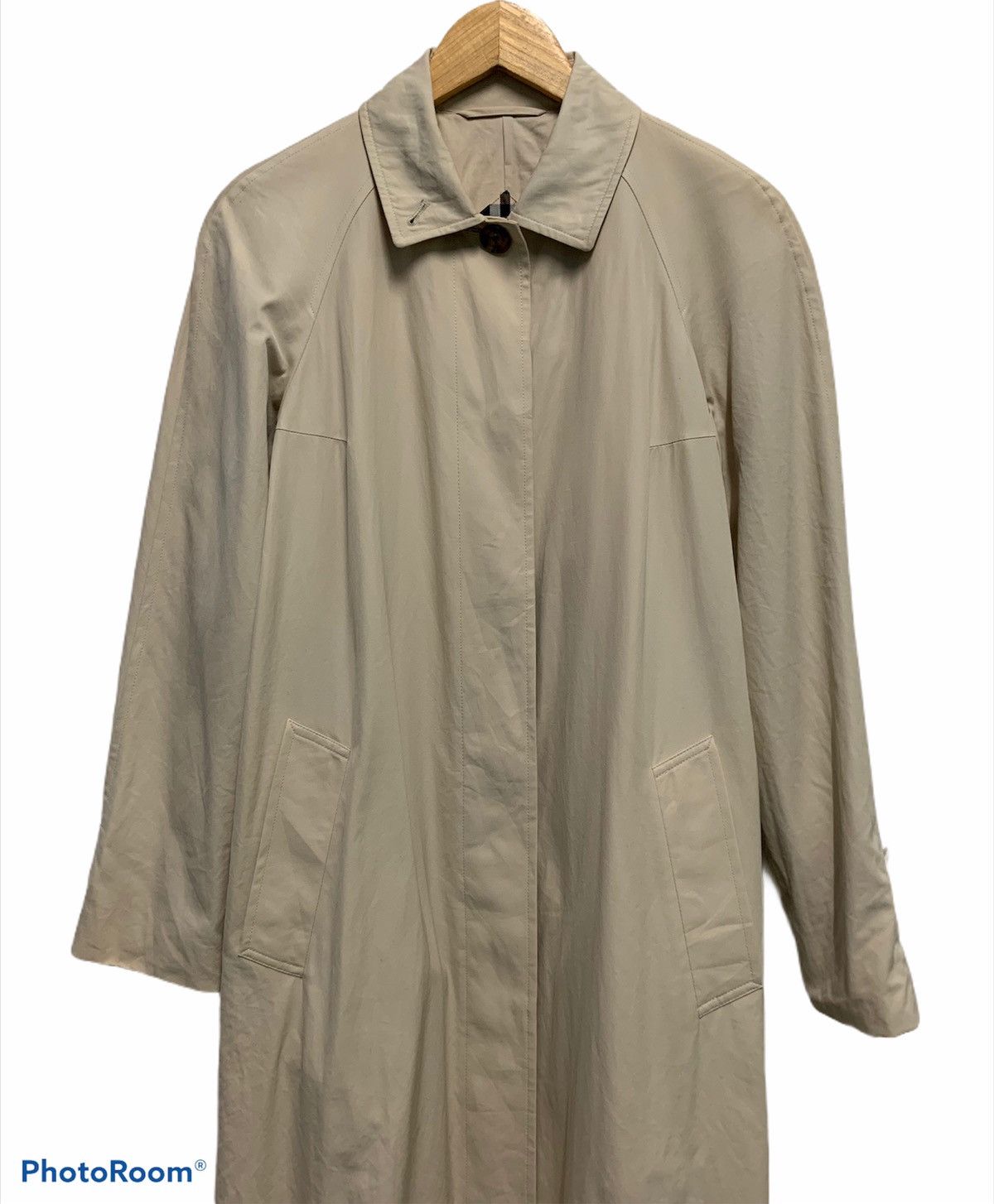 Burberry × Vintage 🔥 Vintage Camden Burberry London Beige Trench Coat Size US M / EU 48-50 / 2 - 2 Thumbnail