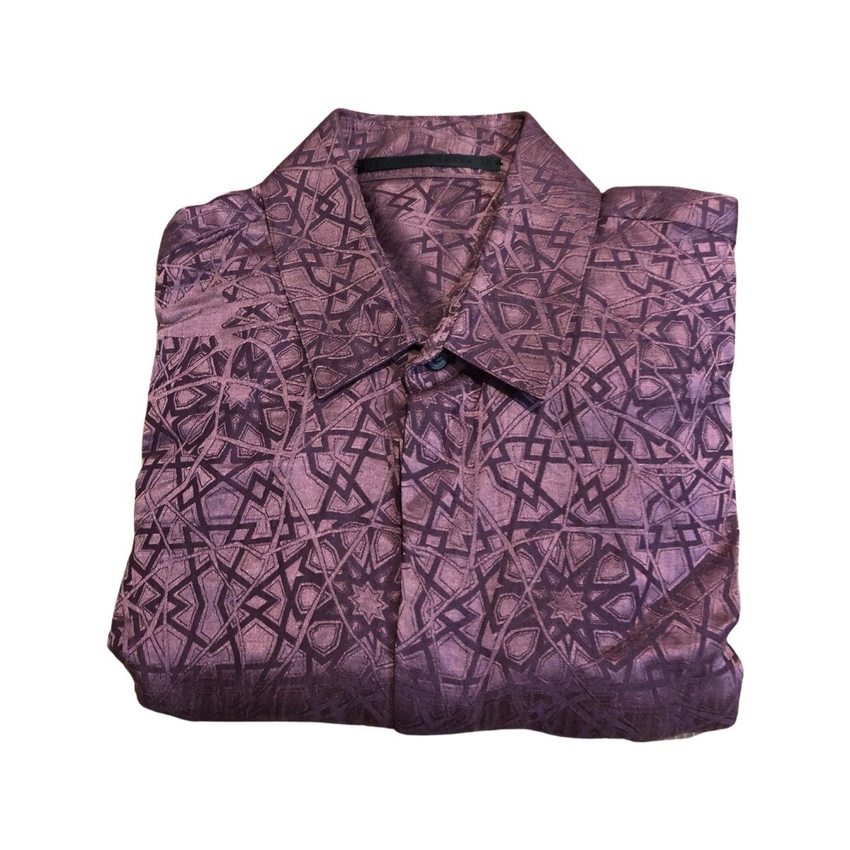 Haider Ackermann Haider Ackermann Linen and Silk Blend Jacquard Shirt Size US XL / EU 56 / 4 - 2 Thumbnail