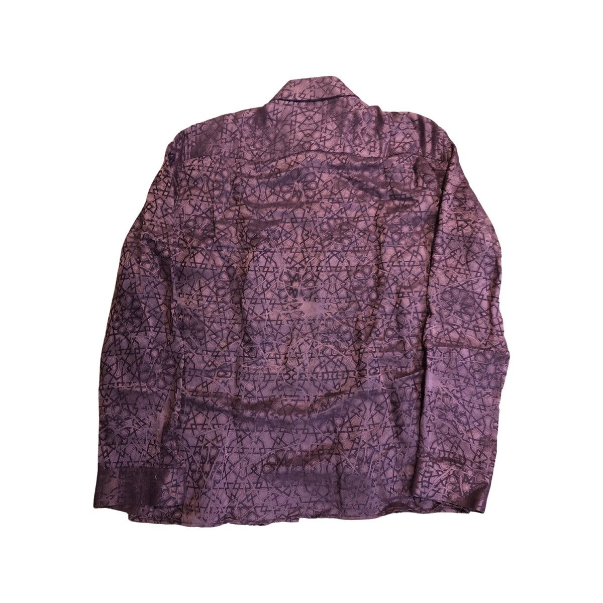 Haider Ackermann Haider Ackermann Linen and Silk Blend Jacquard Shirt Size US XL / EU 56 / 4 - 3 Thumbnail