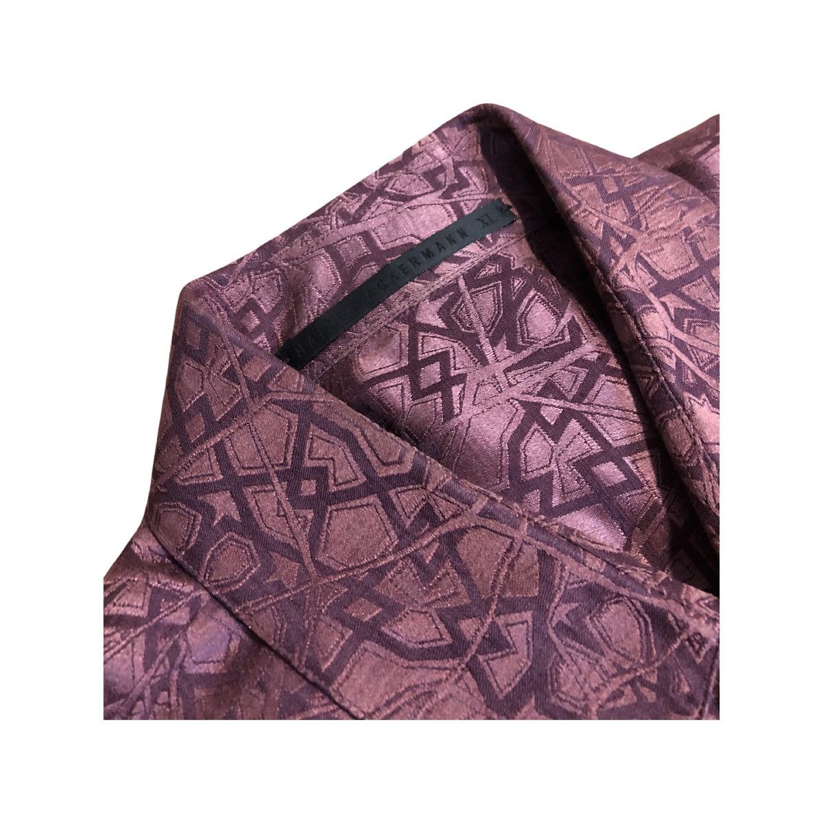 Haider Ackermann Haider Ackermann Linen and Silk Blend Jacquard Shirt Size US XL / EU 56 / 4 - 4 Thumbnail