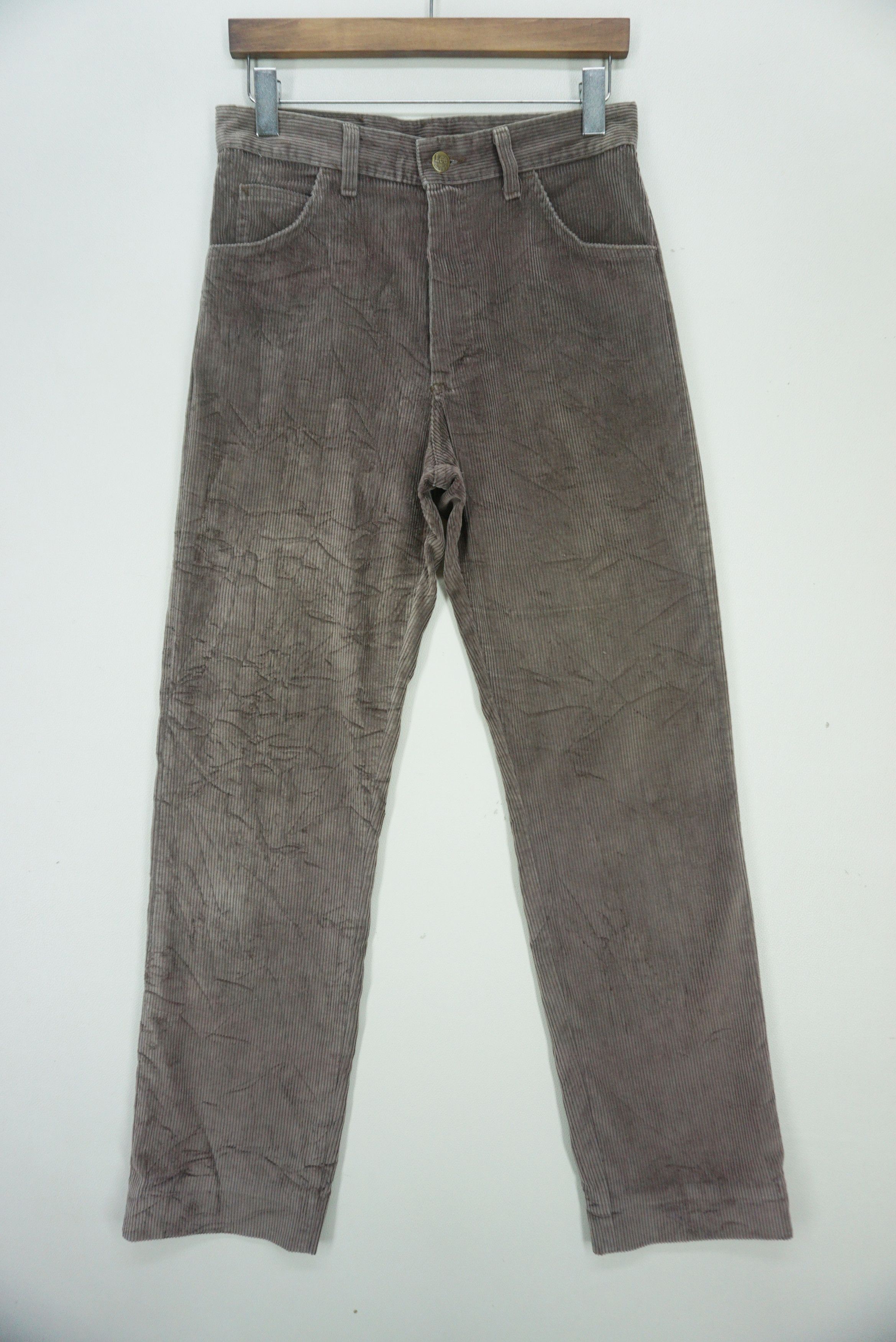 image of Lee x Rodeo Straight Leg Cords Pants Mid Rise Corduroy Made In Usa in Brown, Men's (Size 30)