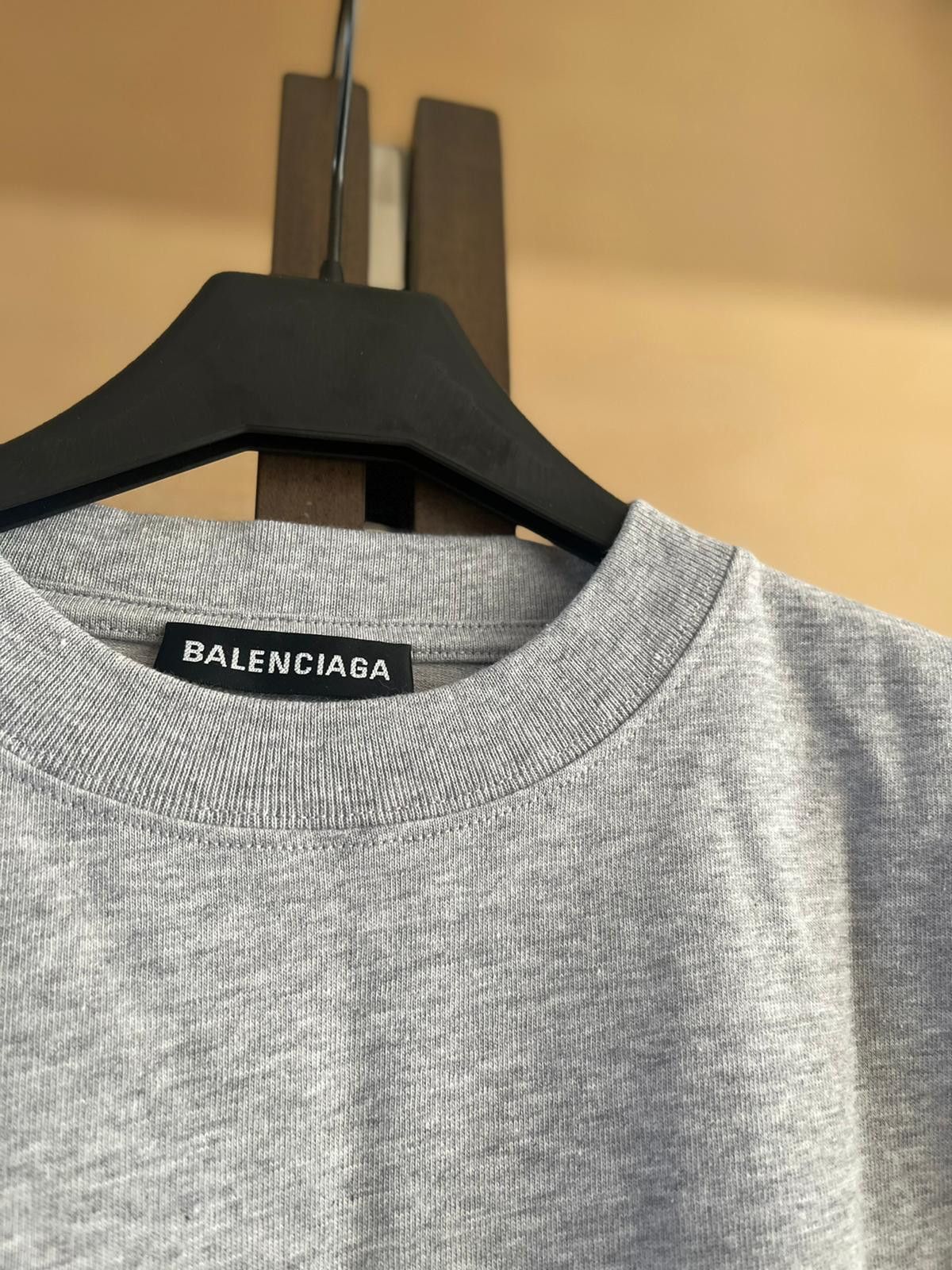 Balenciaga Oversized Symbols T-Shirt SS in Gray Size US XS / EU 42 / 0 - 6 Thumbnail