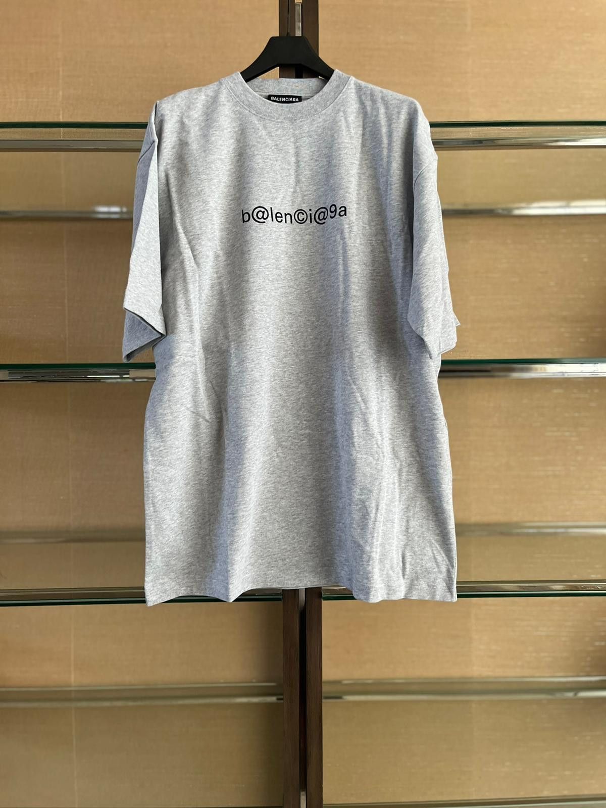 Balenciaga Oversized Symbols T-Shirt SS in Gray Size US XS / EU 42 / 0 - 2 Thumbnail