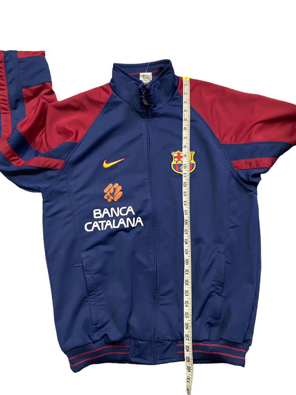 Nike 🔥Vintage 90s nike Barcelona tracksuit 1998 (NOS) Size US L / EU 52-54 / 3 - 17 Thumbnail