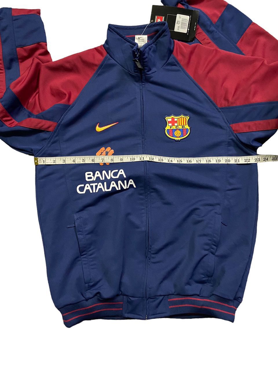 Nike 🔥Vintage 90s nike Barcelona tracksuit 1998 (NOS) Size US L / EU 52-54 / 3 - 18 Thumbnail