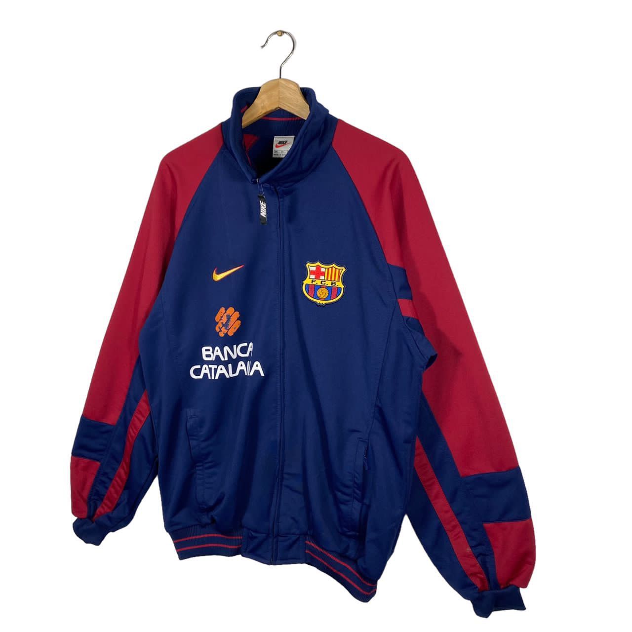 Nike 🔥Vintage 90s nike Barcelona tracksuit 1998 (NOS) Size US L / EU 52-54 / 3 - 3 Thumbnail