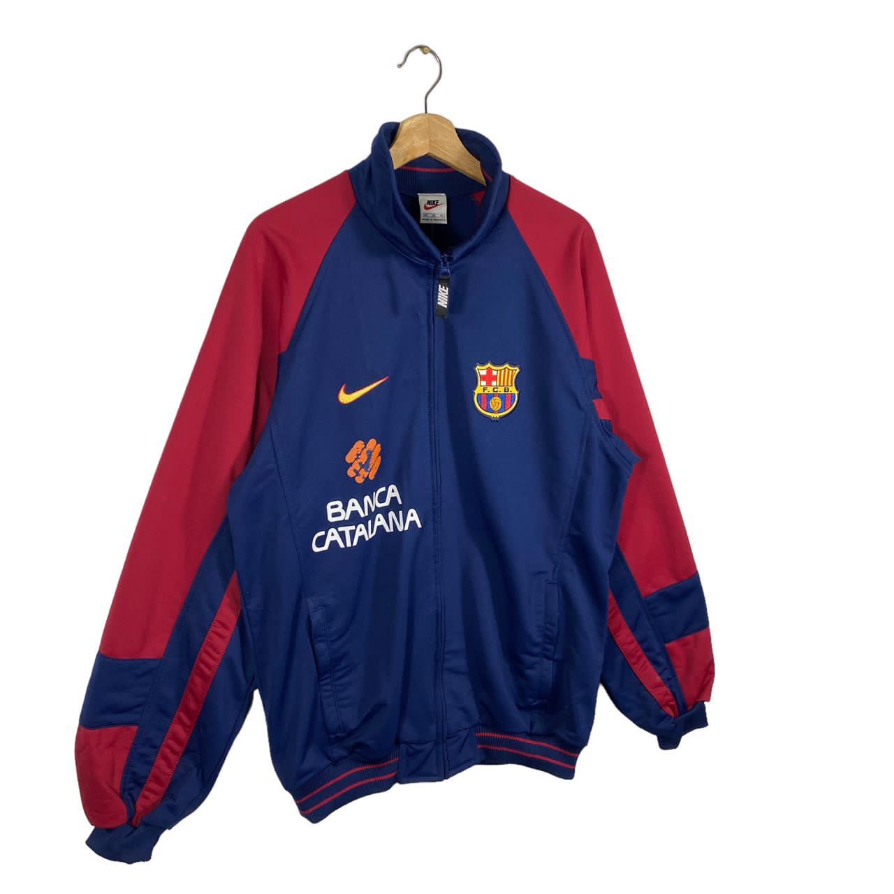 Nike 🔥Vintage 90s nike Barcelona tracksuit 1998 (NOS) Size US L / EU 52-54 / 3 - 4 Thumbnail