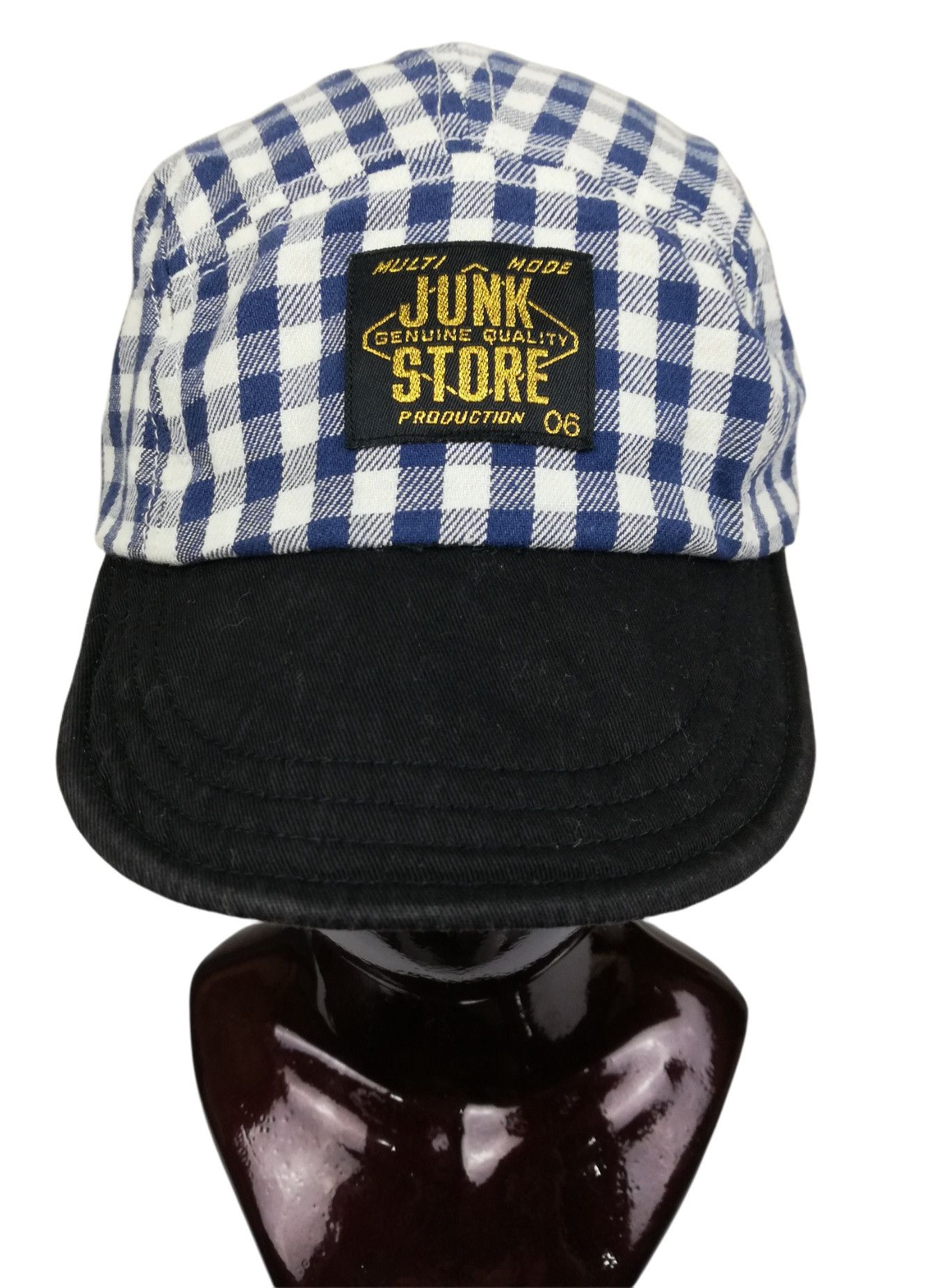 Japanese Brand 🔥Japanese 🚴 JUNK STORE 5 Panel Design Fausto Cycling Cap Size ONE SIZE - 16 Thumbnail