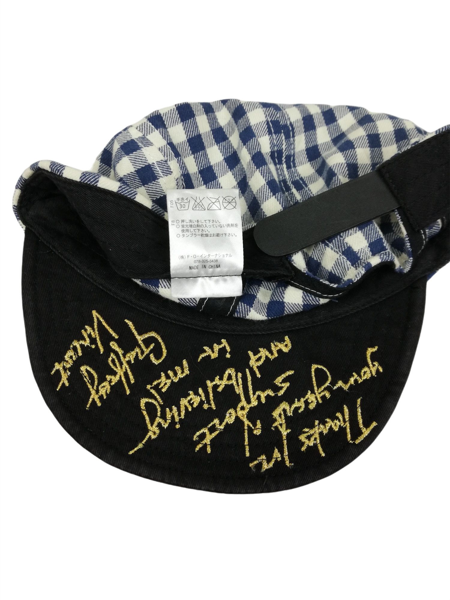 Japanese Brand 🔥Japanese 🚴 JUNK STORE 5 Panel Design Fausto Cycling Cap Size ONE SIZE - 21 Thumbnail