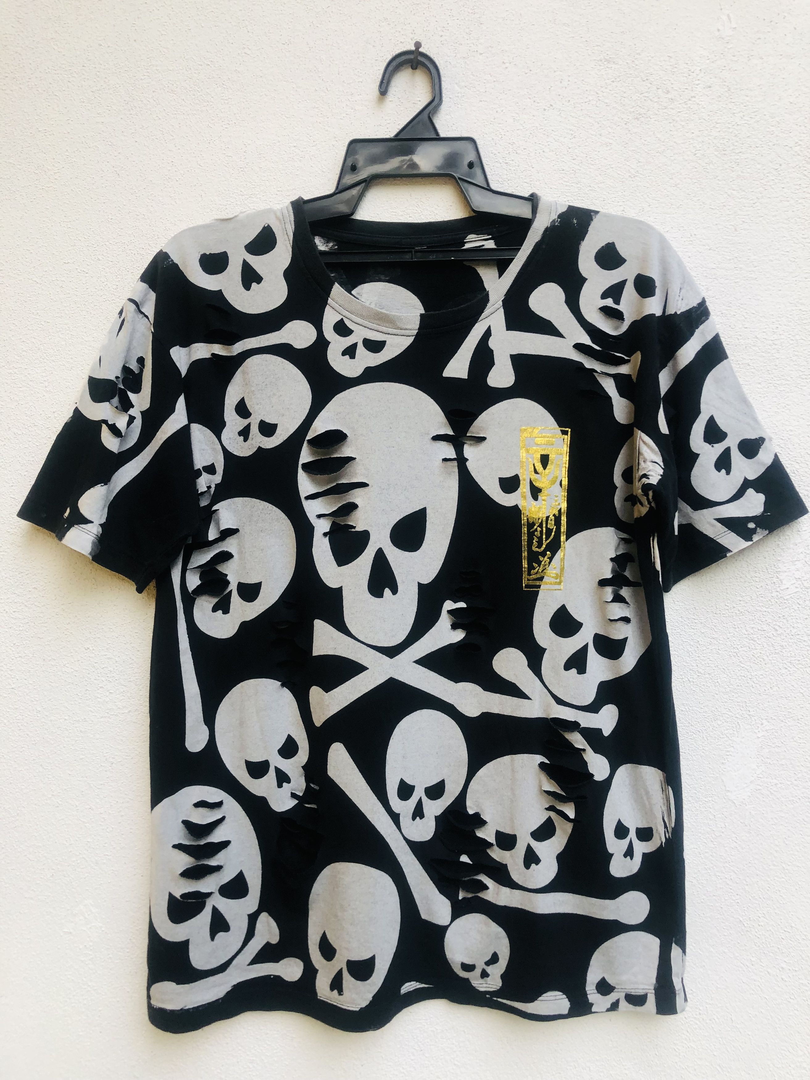 Japanese Brand × Vintage Vintage Skull Distressed Japanese Designed Fashion Style Size US M / EU 48-50 / 2 - 1 Thumbnail