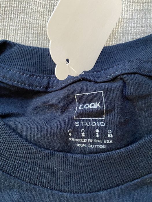 Lqqk Studio Lqqk Studio over the pocket tee navy size Large | Grailed