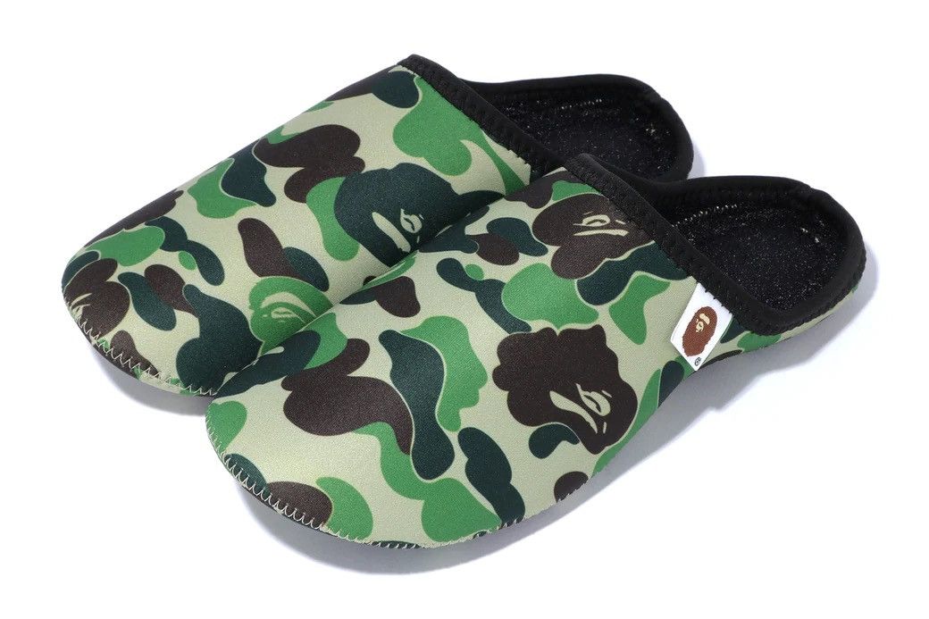 Bape Bape ABC Camo Slippers & Pouch Size ONE SIZE - 2 Thumbnail