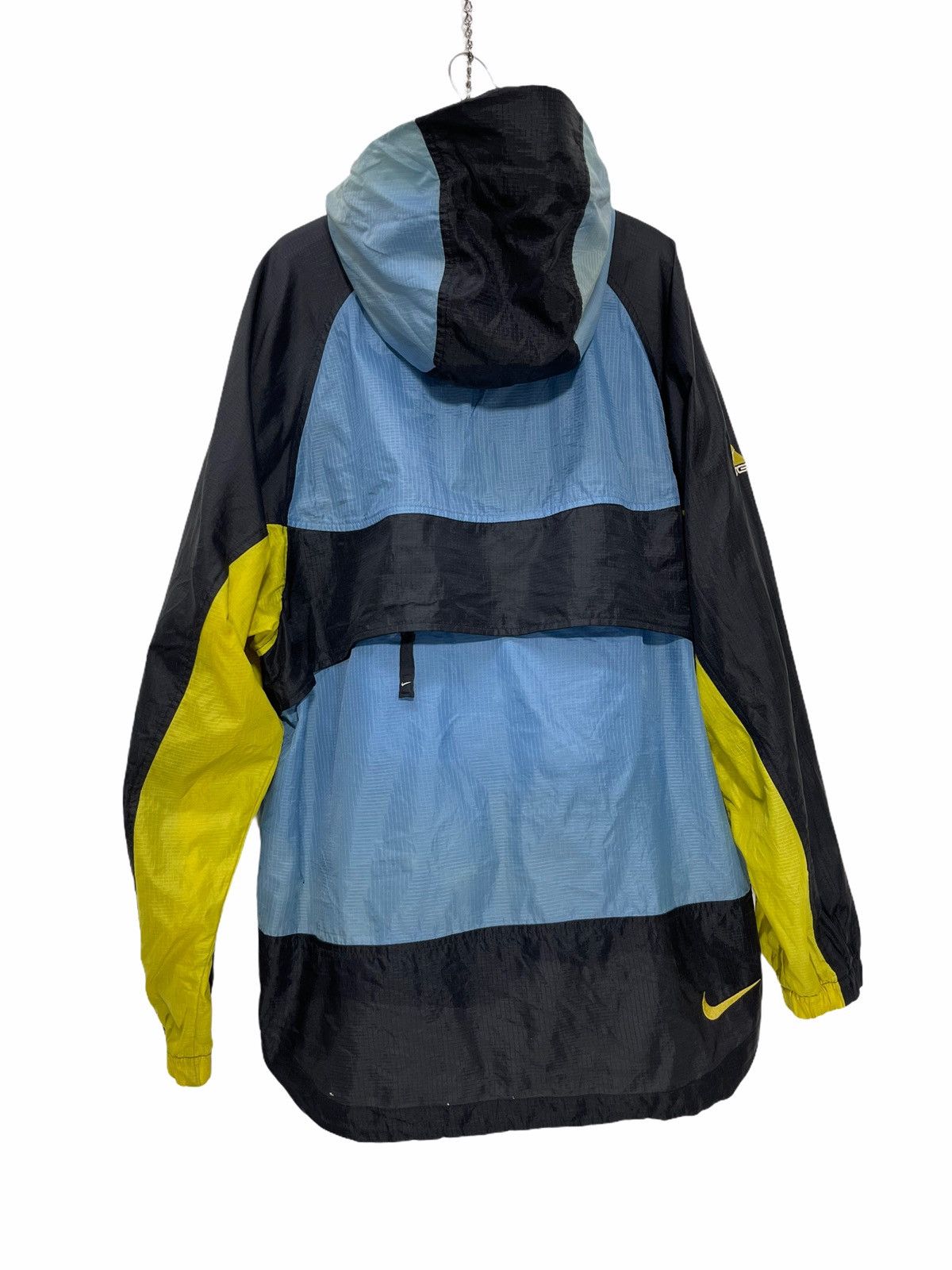 Nike 🌟 Vtg Nike ACG Nylon Thin Hoodie Jacket Multicolour 26🟩 Size US M / EU 48-50 / 2 - 9 Thumbnail