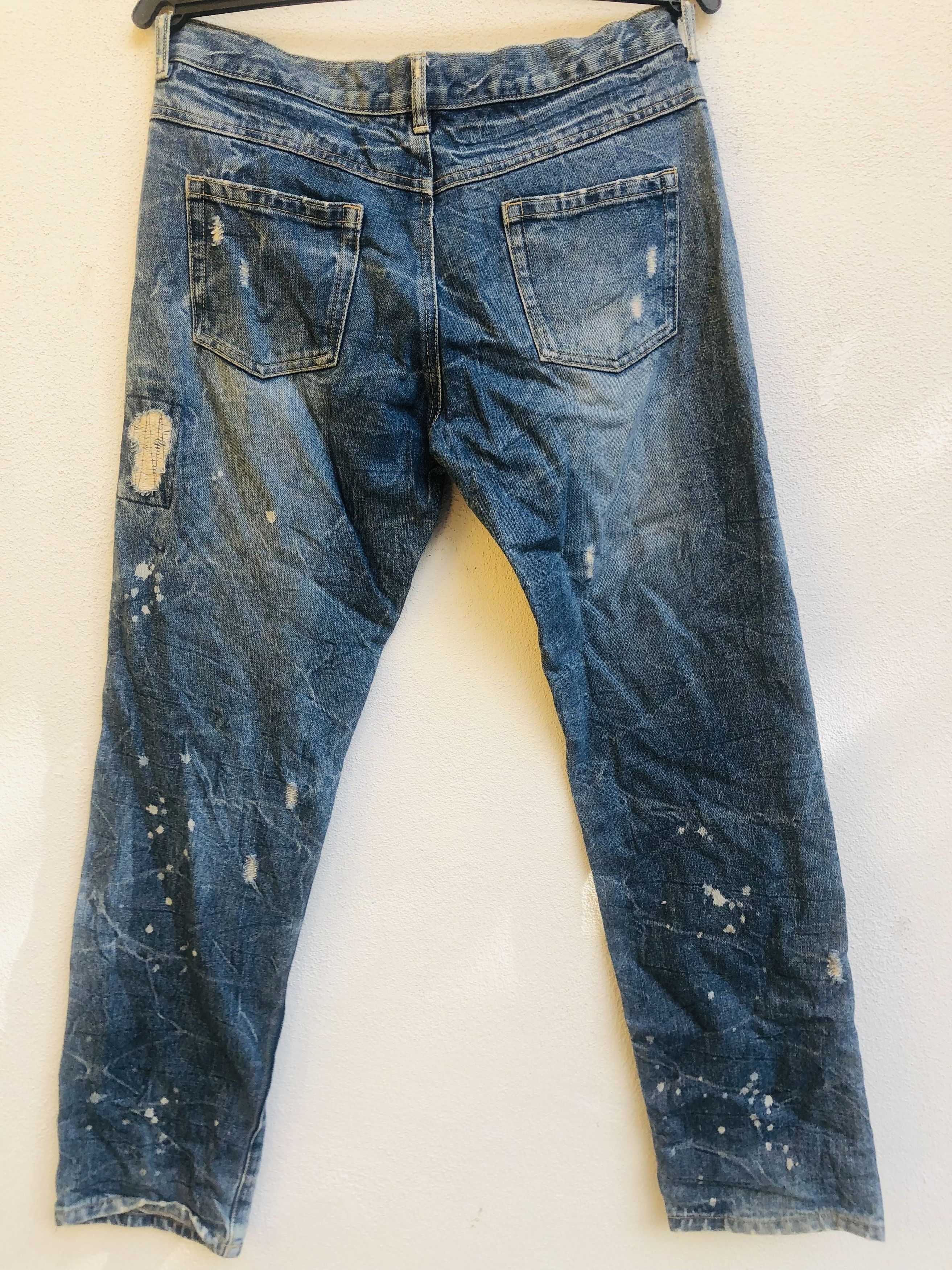 Japanese Brand × Vintage Vintage Distressed Japanese Designed Fashion Style Denim Size US 31 - 2 Thumbnail