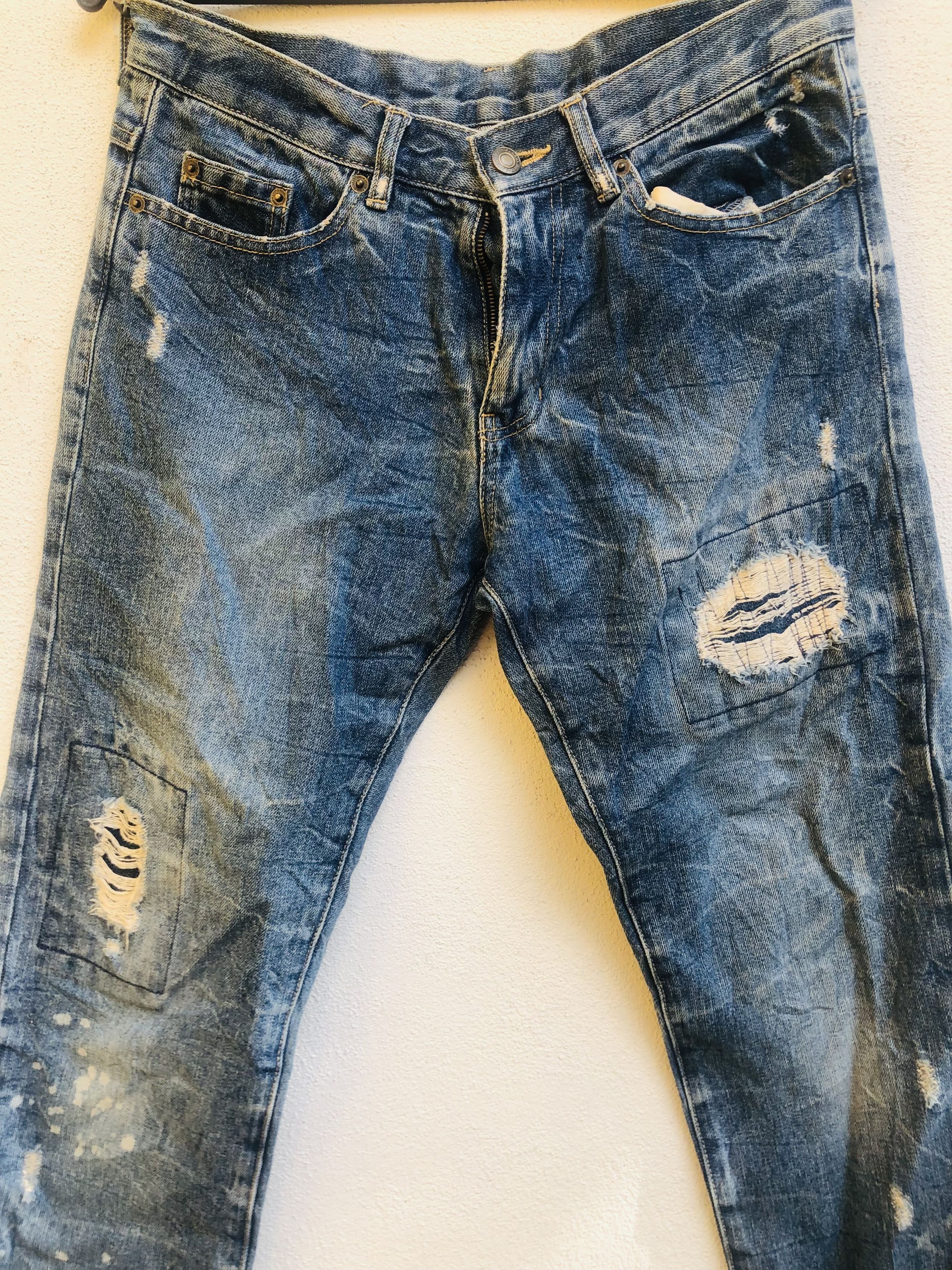 Japanese Brand × Vintage Vintage Distressed Japanese Designed Fashion Style Denim Size US 31 - 3 Thumbnail