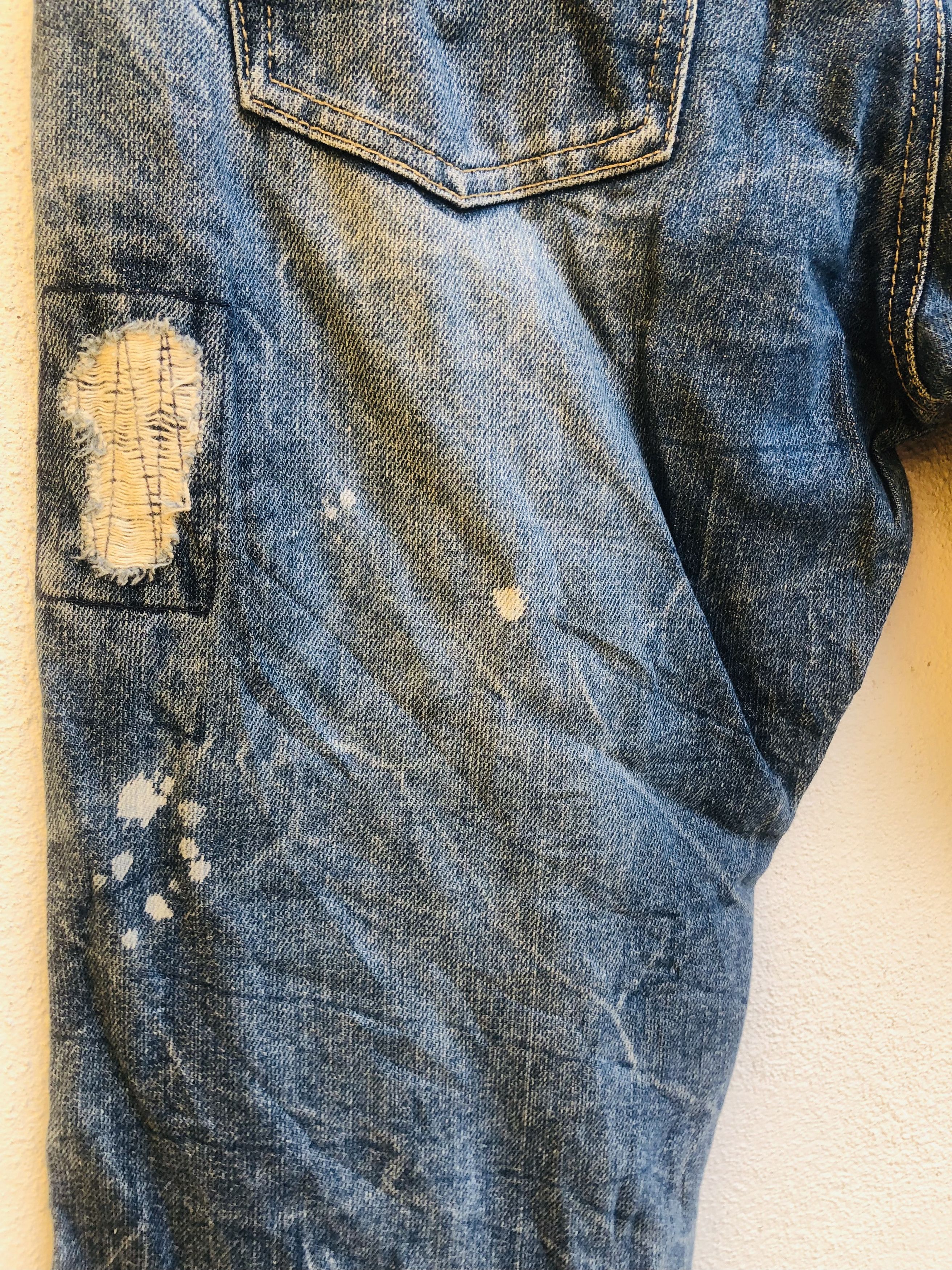 Japanese Brand × Vintage Vintage Distressed Japanese Designed Fashion Style Denim Size US 31 - 8 Thumbnail
