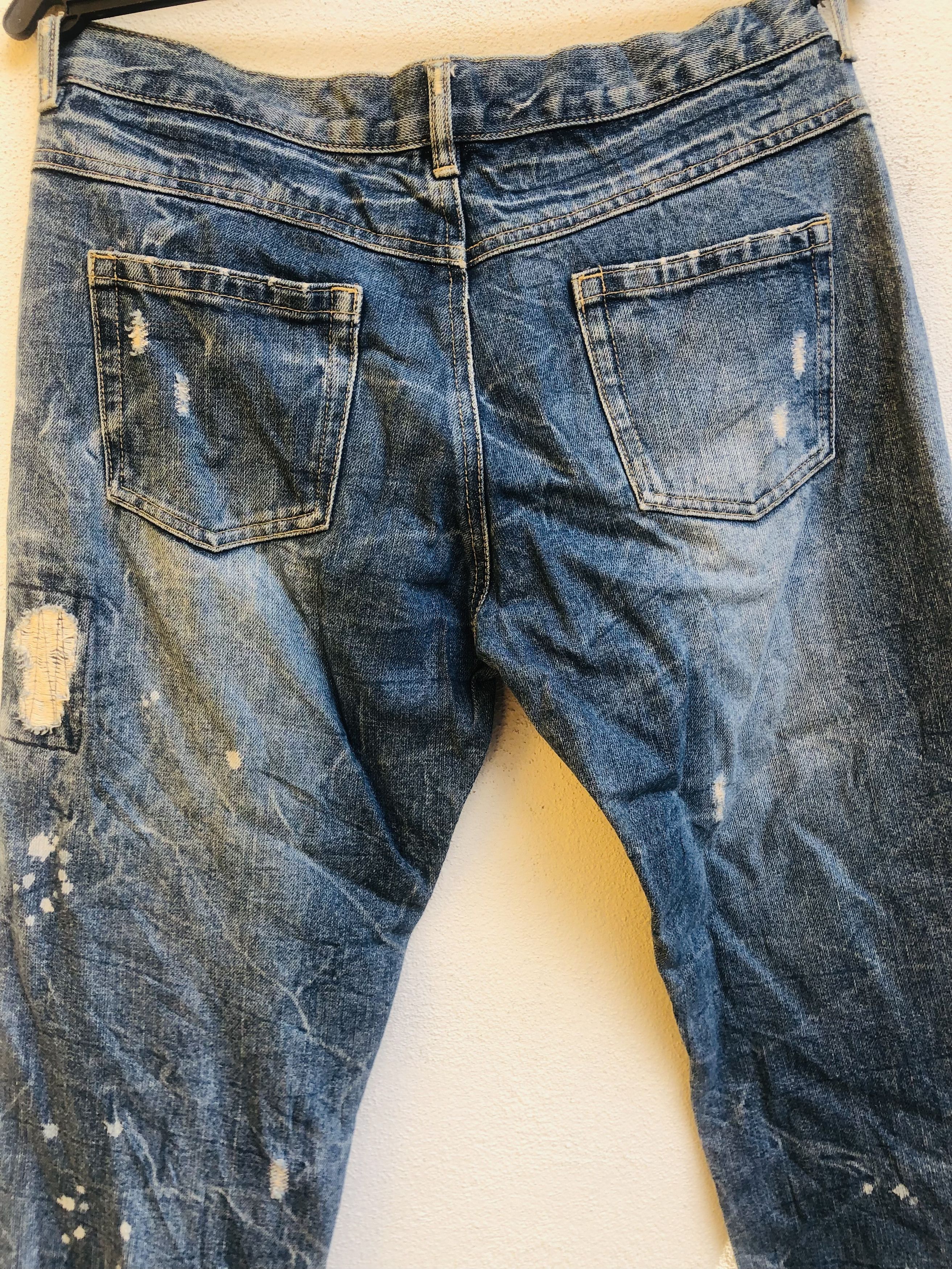 Japanese Brand × Vintage Vintage Distressed Japanese Designed Fashion Style Denim Size US 31 - 7 Thumbnail