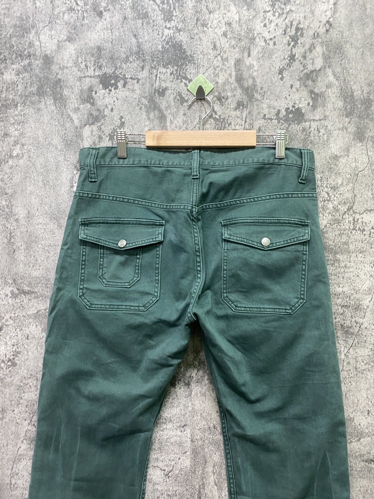 Japanese Brand × Takeo Kikuchi TAKEO KIKUCHI Bush Pants Green faded Pants Size US 34 / EU 50 - 12 Thumbnail