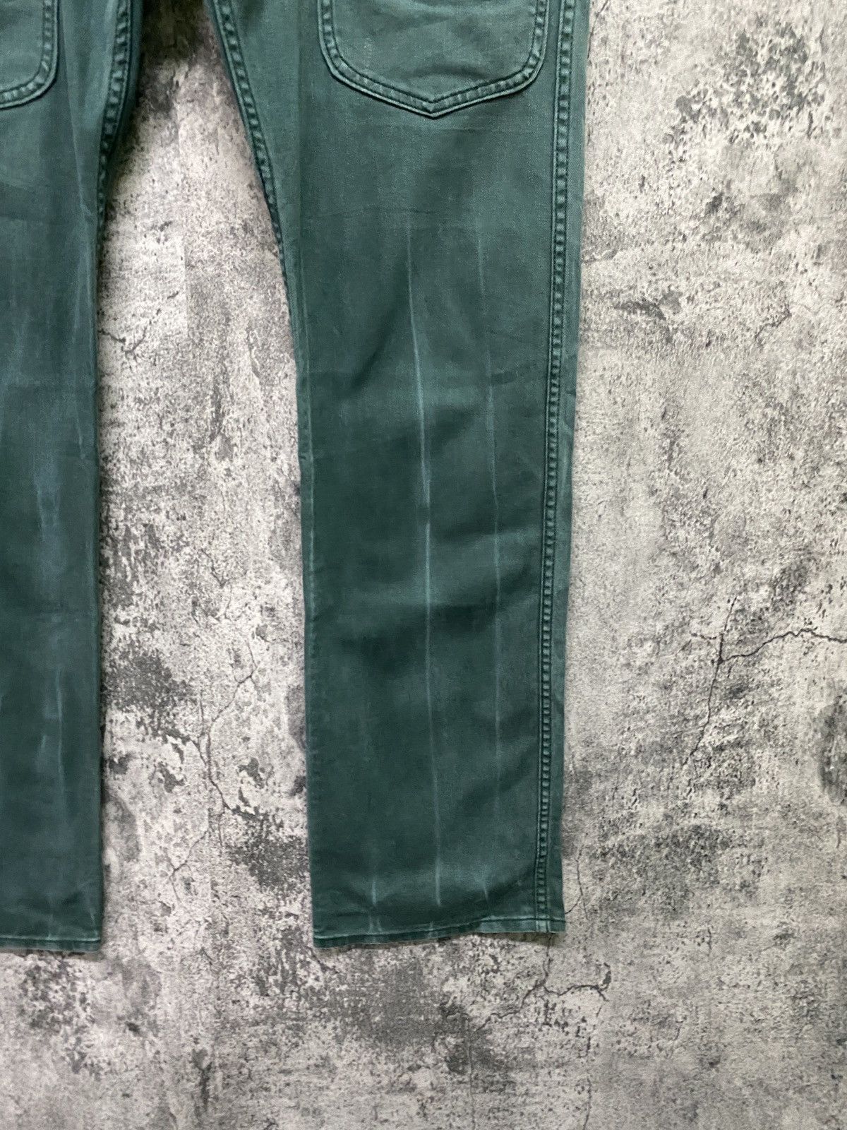 Japanese Brand × Takeo Kikuchi TAKEO KIKUCHI Bush Pants Green faded Pants Size US 34 / EU 50 - 6 Thumbnail