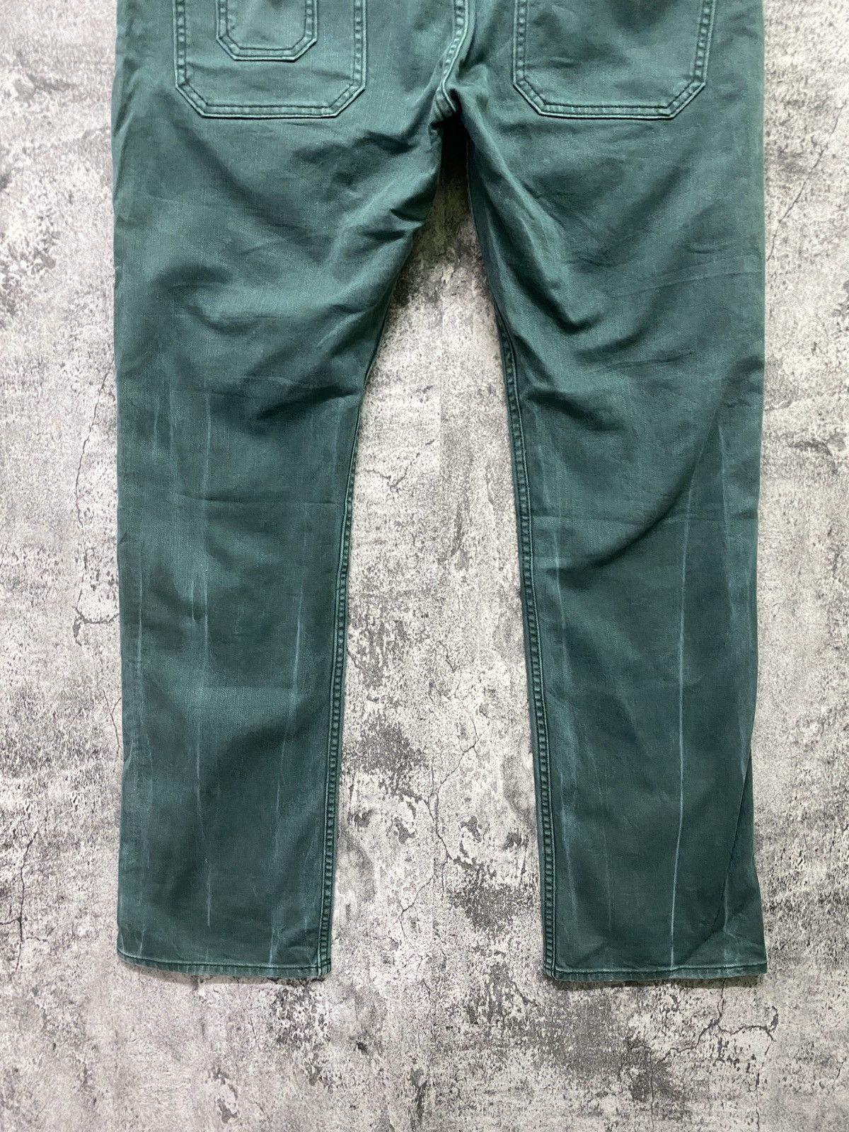 Japanese Brand × Takeo Kikuchi TAKEO KIKUCHI Bush Pants Green faded Pants Size US 34 / EU 50 - 17 Thumbnail