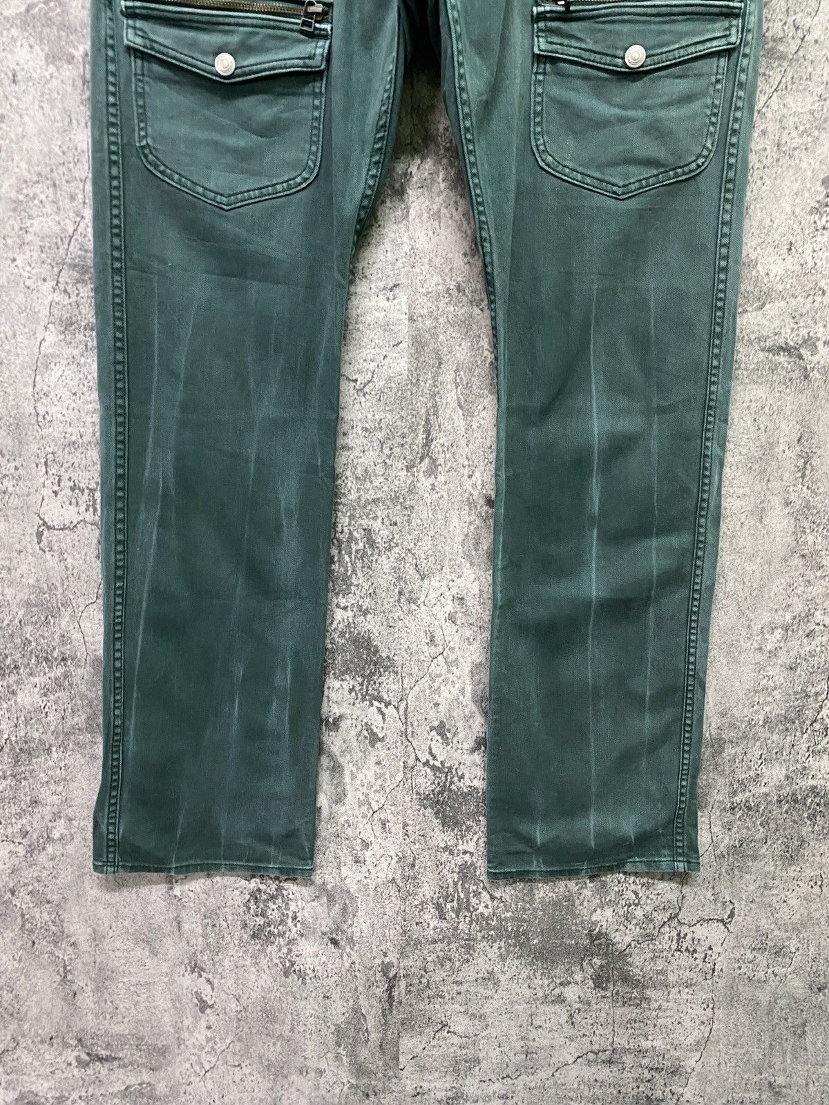 Japanese Brand × Takeo Kikuchi TAKEO KIKUCHI Bush Pants Green faded Pants Size US 34 / EU 50 - 8 Thumbnail
