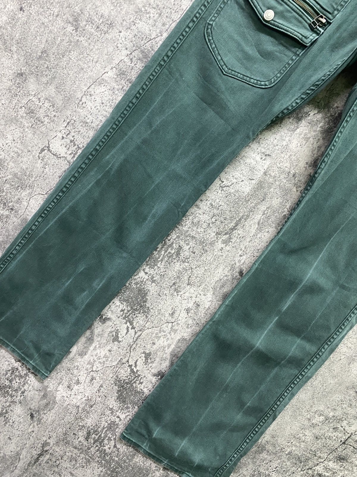 Japanese Brand × Takeo Kikuchi TAKEO KIKUCHI Bush Pants Green faded Pants Size US 34 / EU 50 - 11 Thumbnail