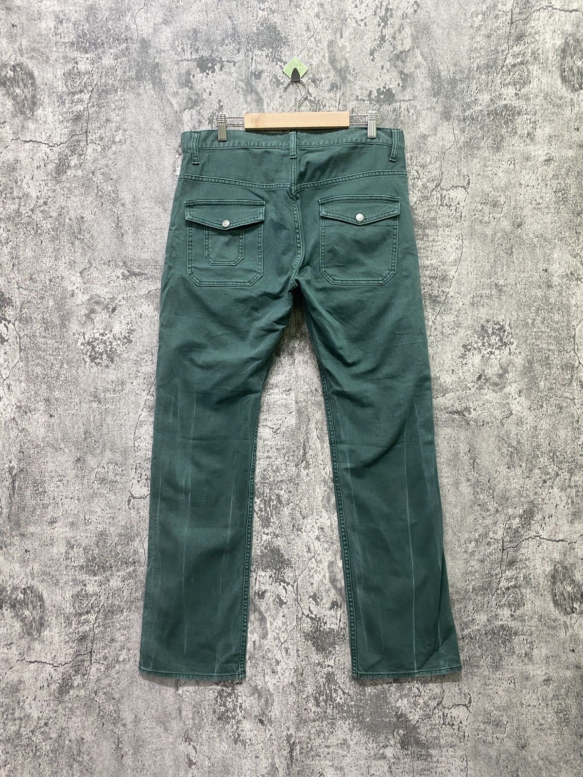 Japanese Brand × Takeo Kikuchi TAKEO KIKUCHI Bush Pants Green faded Pants Size US 34 / EU 50 - 2 Thumbnail