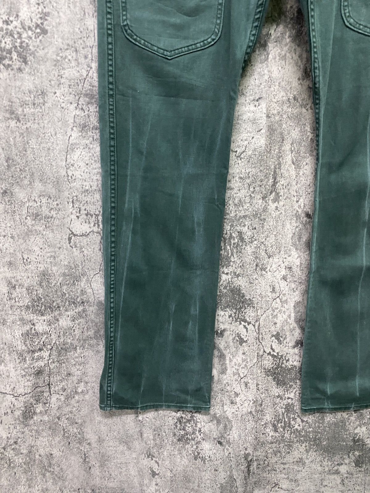 Japanese Brand × Takeo Kikuchi TAKEO KIKUCHI Bush Pants Green faded Pants Size US 34 / EU 50 - 7 Thumbnail