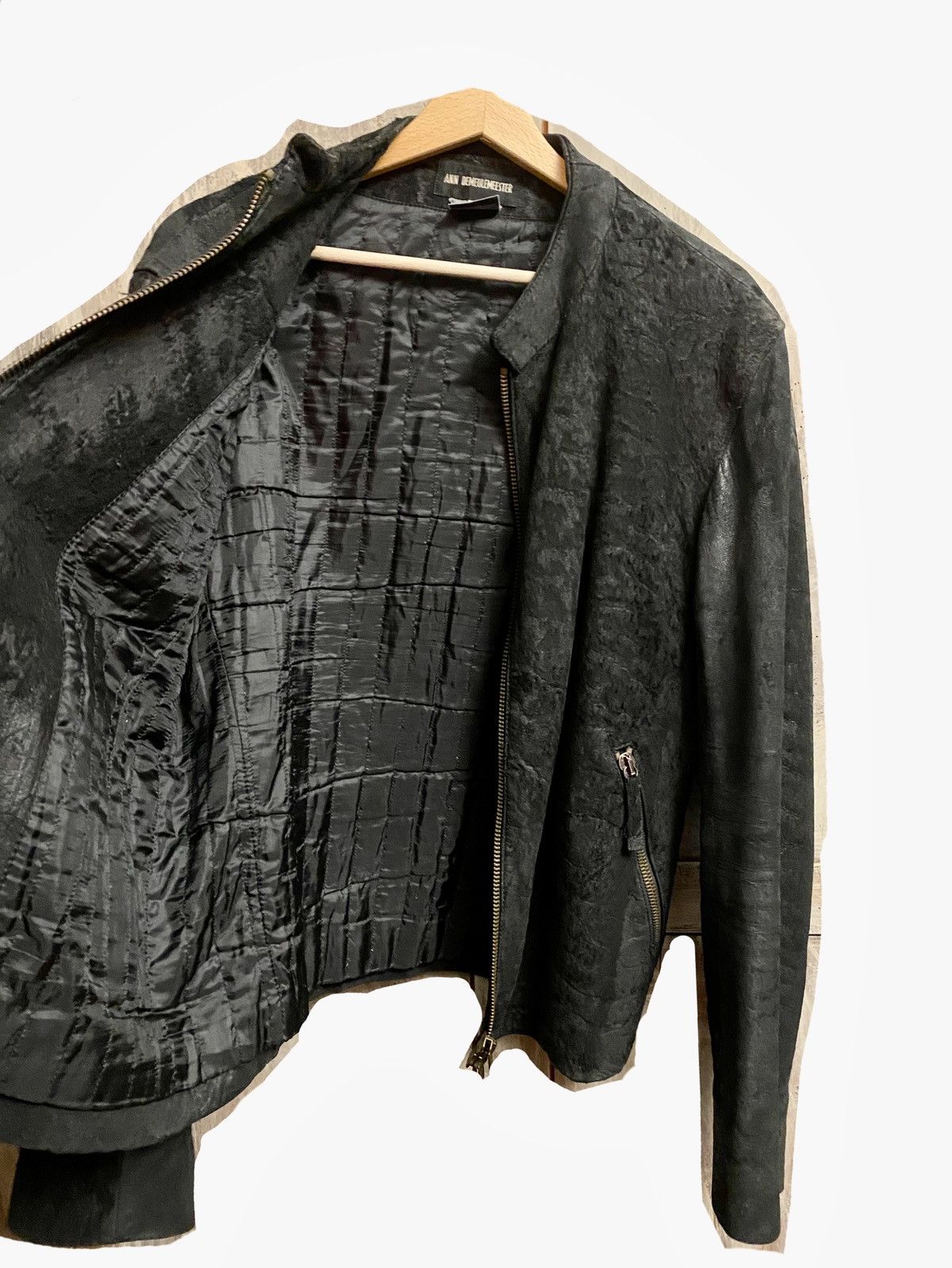 Ann Demeulemeester Ann Demeulemeester vintage 2000 leather jacket XS black Size US XS / EU 42 / 0 - 7 Thumbnail