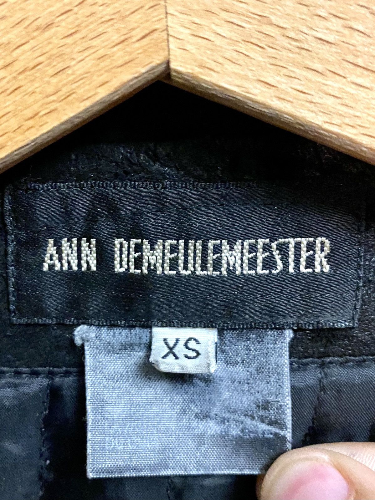Ann Demeulemeester Ann Demeulemeester vintage 2000 leather jacket XS black Size US XS / EU 42 / 0 - 3 Thumbnail