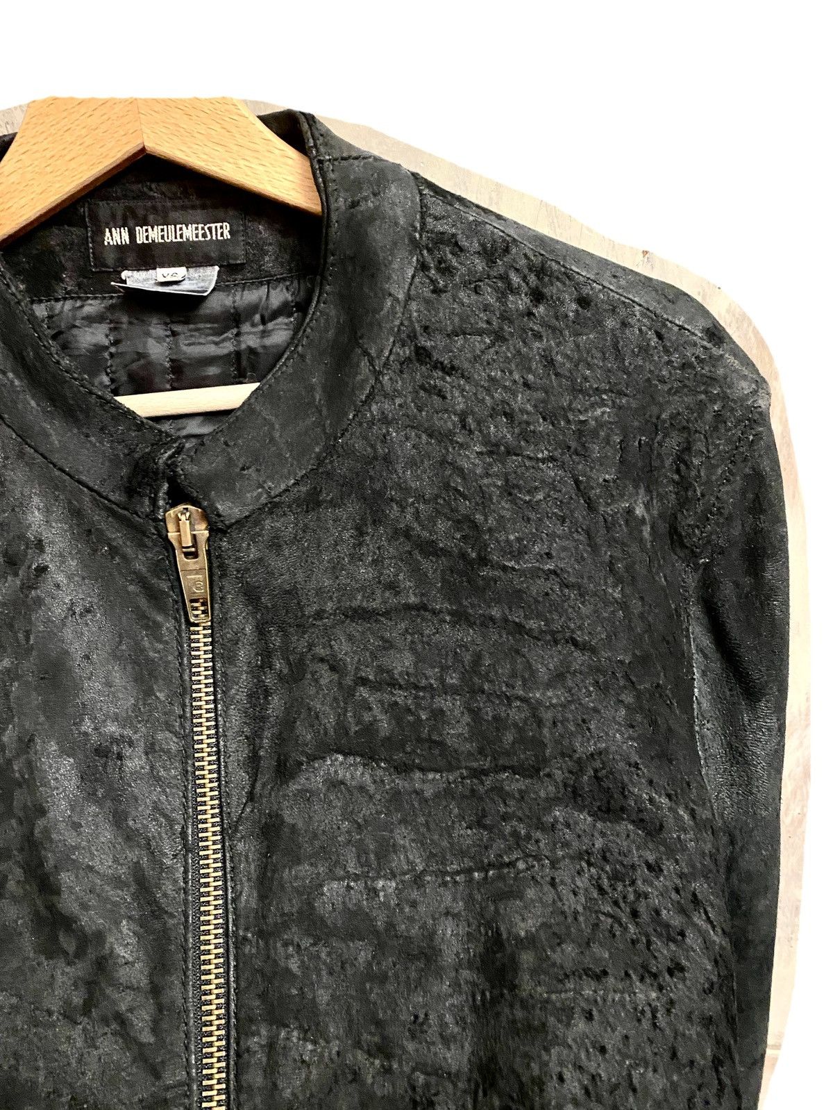 Ann Demeulemeester Ann Demeulemeester vintage 2000 leather jacket XS black Size US XS / EU 42 / 0 - 6 Thumbnail