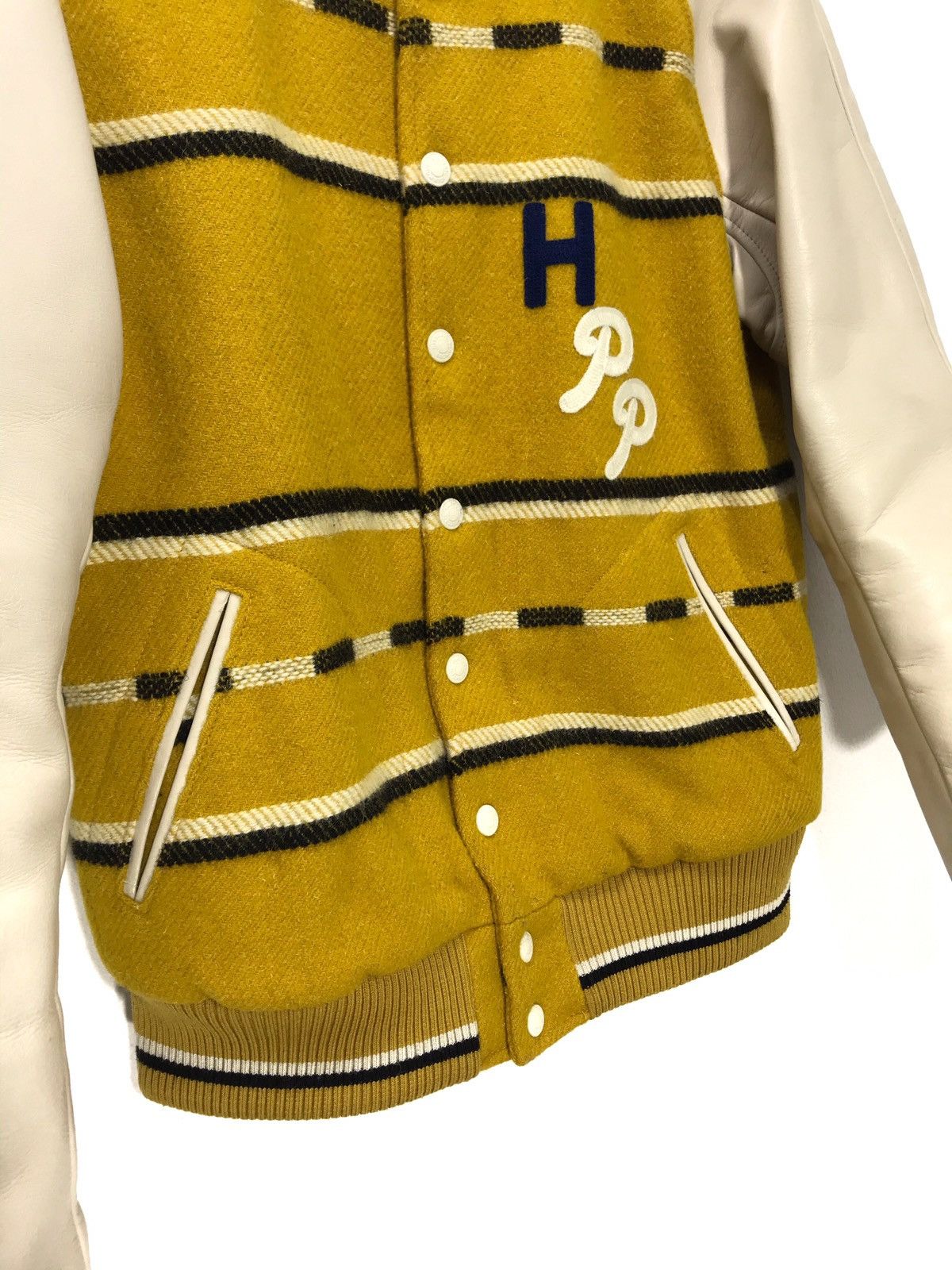 Hysteric Glamour ⚡Hysteric Varsity⚡Performance Embroydery Wool Leather 2🟩8 Size US S / EU 44-46 / 1 - 5 Thumbnail