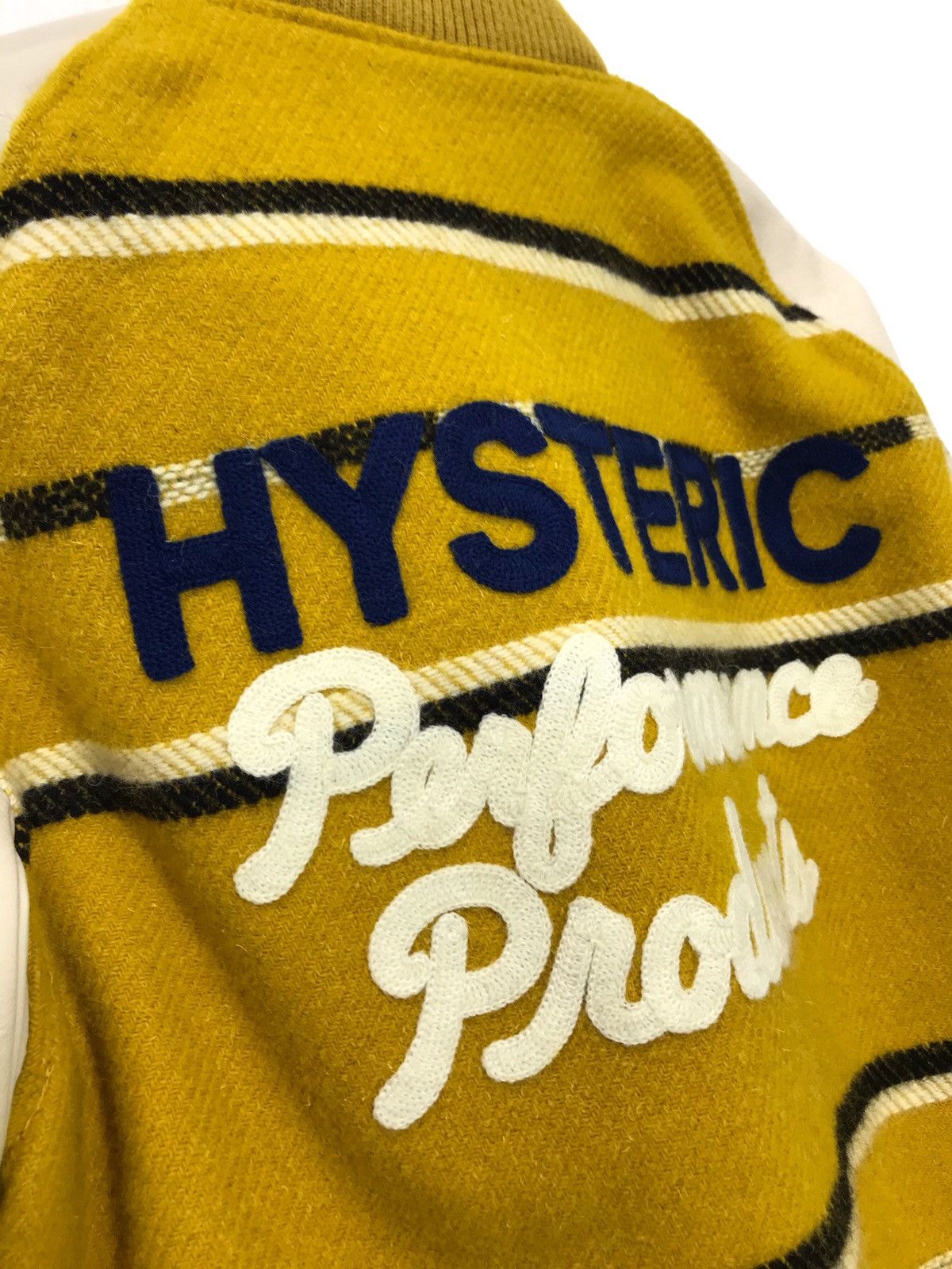 Hysteric Glamour ⚡Hysteric Varsity⚡Performance Embroydery Wool Leather 2🟩8 Size US S / EU 44-46 / 1 - 2 Thumbnail