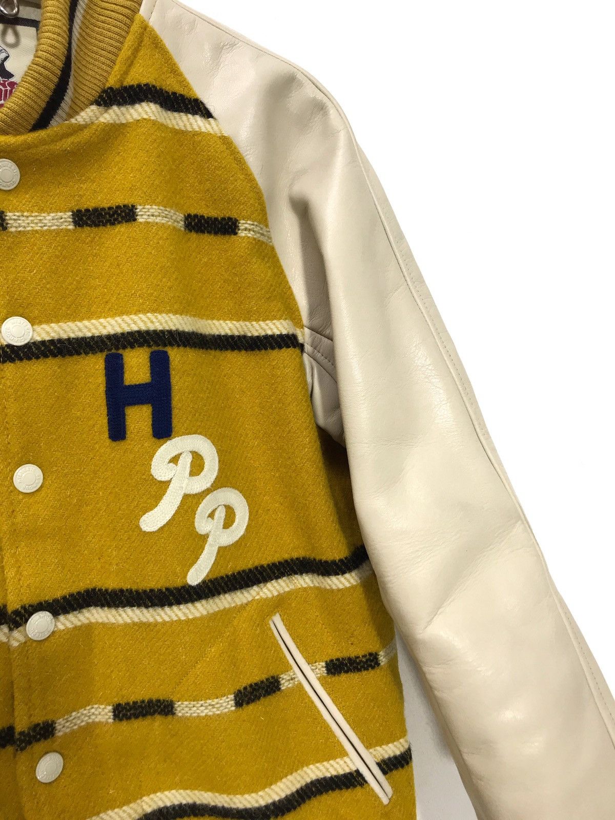Hysteric Glamour ⚡Hysteric Varsity⚡Performance Embroydery Wool Leather 2🟩8 Size US S / EU 44-46 / 1 - 7 Thumbnail