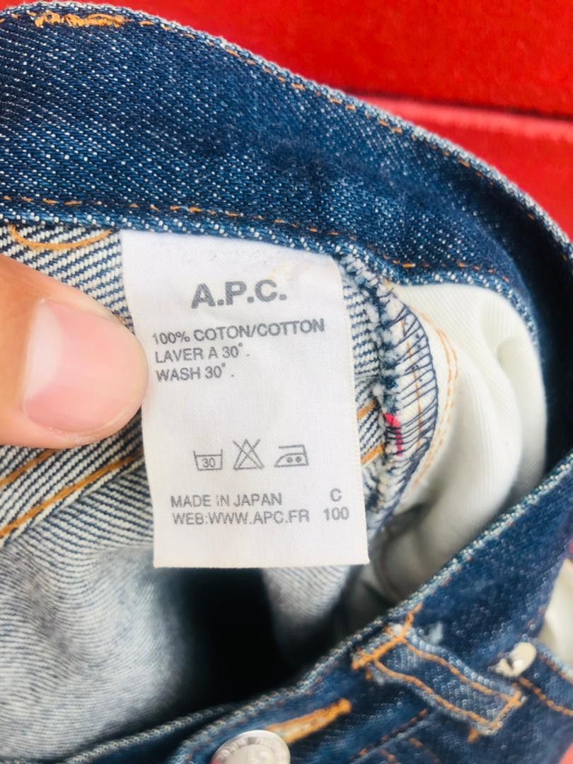 A.P.C. × Vintage Vintage A.P.C Designer Fashion Style Denim Size US 28 / EU 44 - 10 Thumbnail