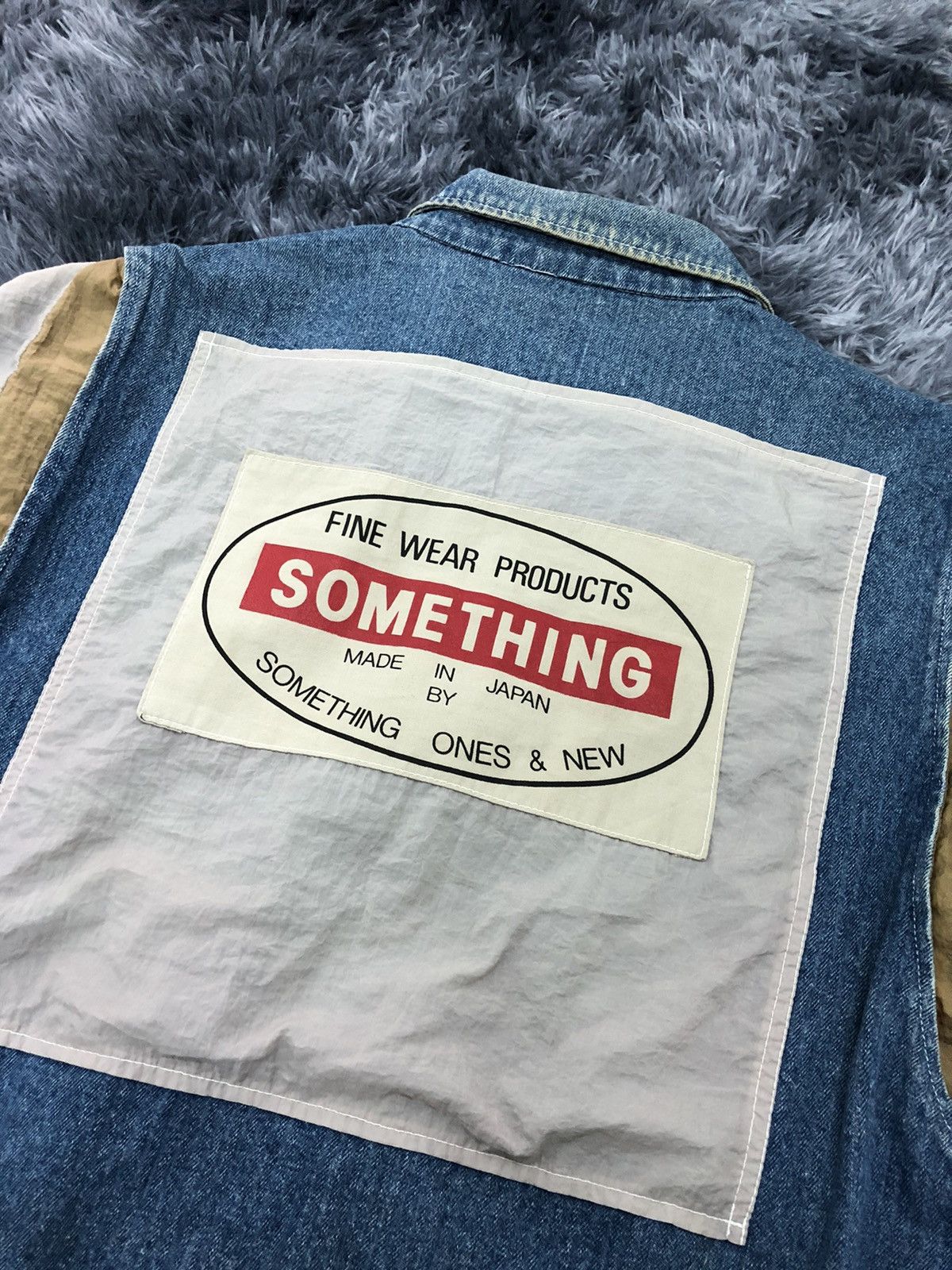 Edwin × Vintage 🔥Rare🔥1980s Edwin Bomber Zipper Jacket ( Something label ) Size US L / EU 52-54 / 3 - 16 Thumbnail
