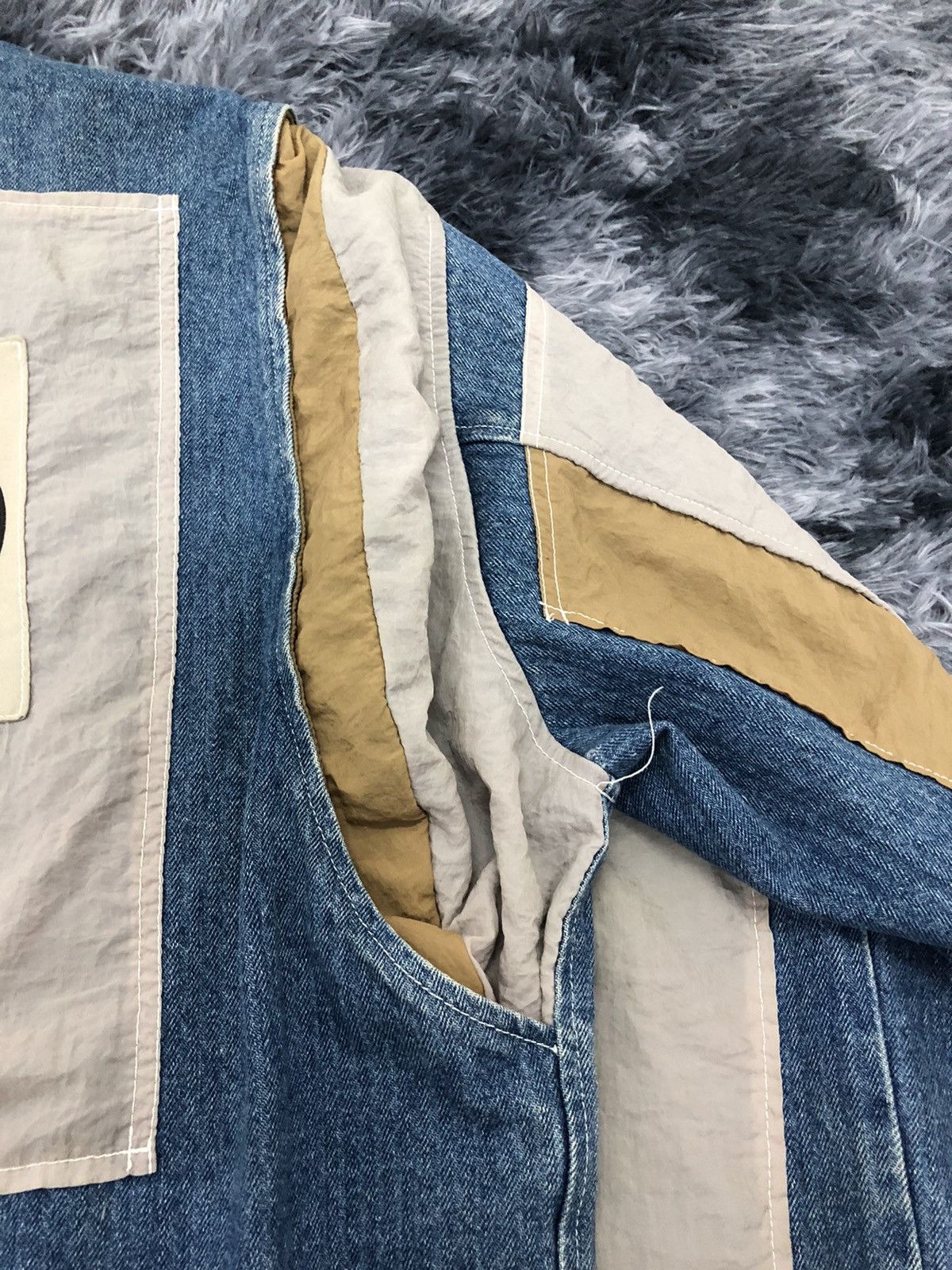 Edwin × Vintage 🔥Rare🔥1980s Edwin Bomber Zipper Jacket ( Something label ) Size US L / EU 52-54 / 3 - 15 Thumbnail