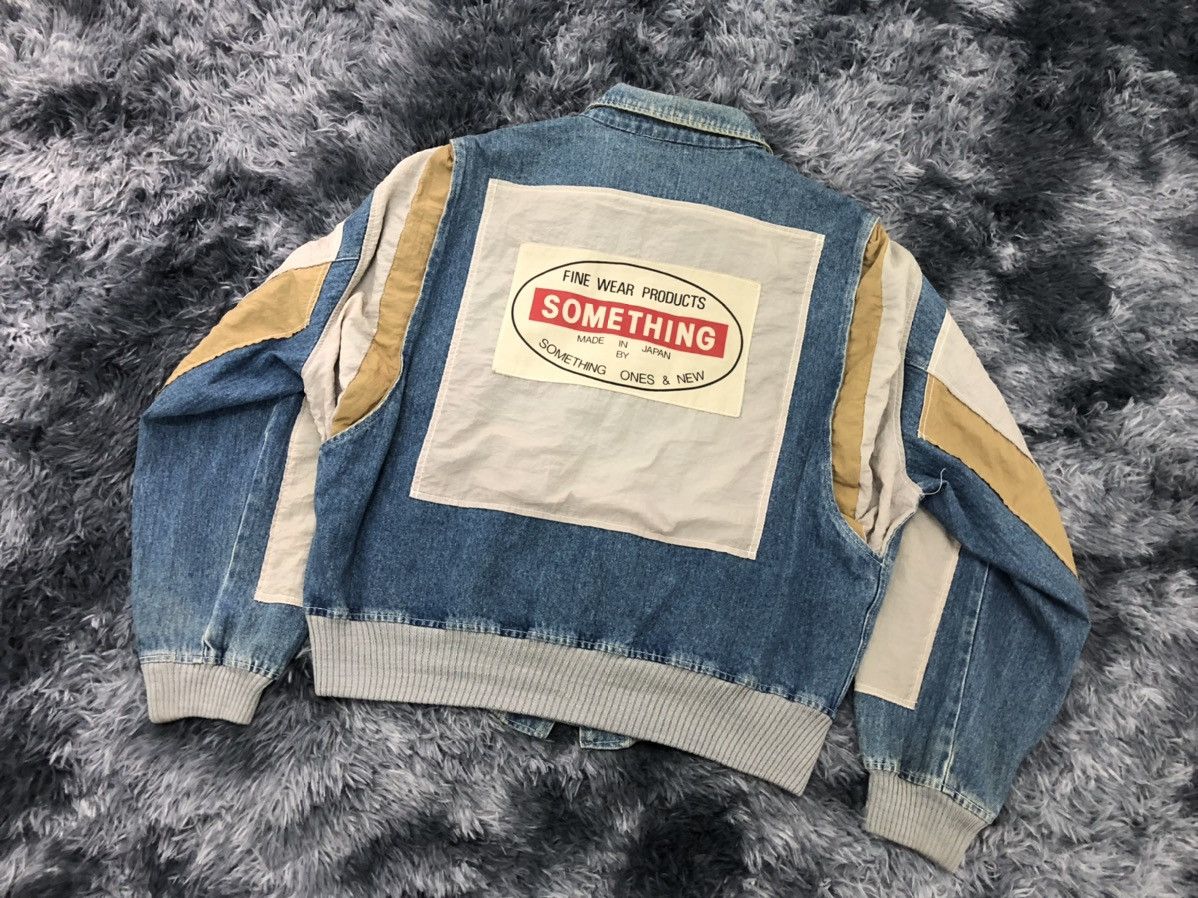 Edwin × Vintage 🔥Rare🔥1980s Edwin Bomber Zipper Jacket ( Something label ) Size US L / EU 52-54 / 3 - 13 Thumbnail