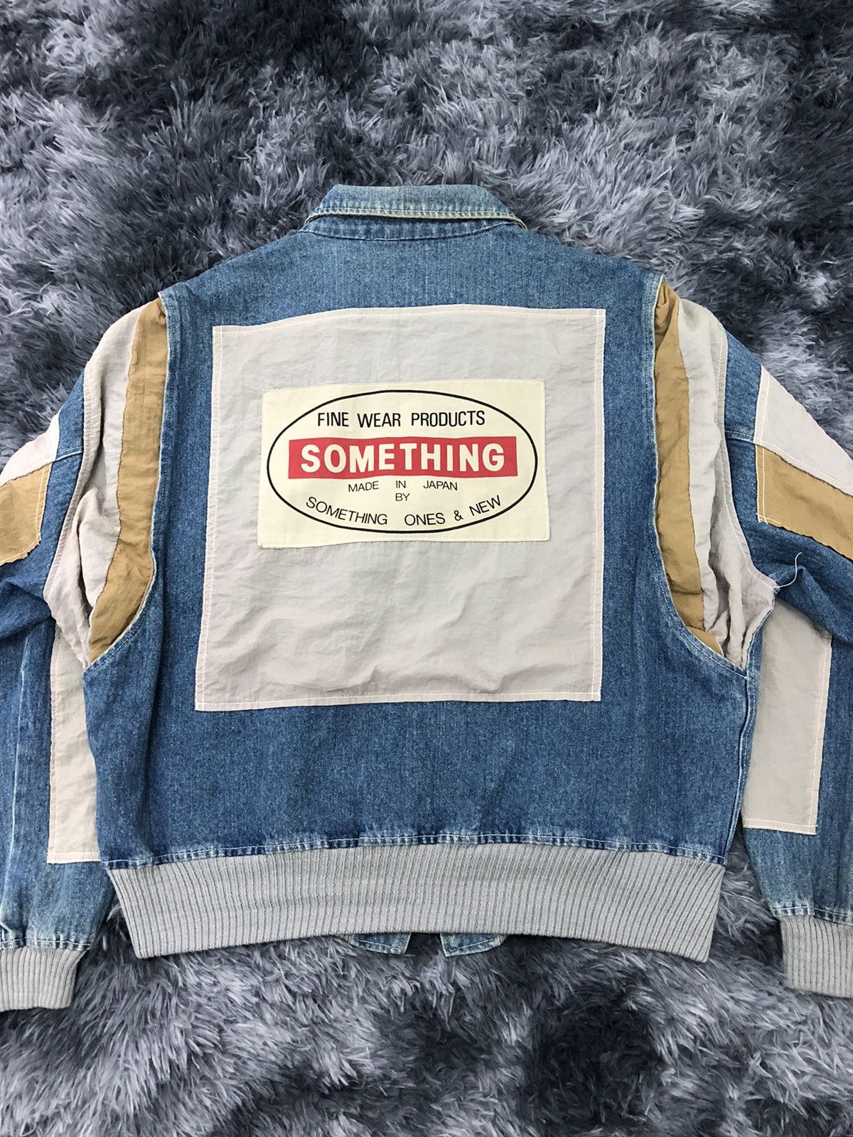 Edwin × Vintage 🔥Rare🔥1980s Edwin Bomber Zipper Jacket ( Something label ) Size US L / EU 52-54 / 3 - 17 Thumbnail