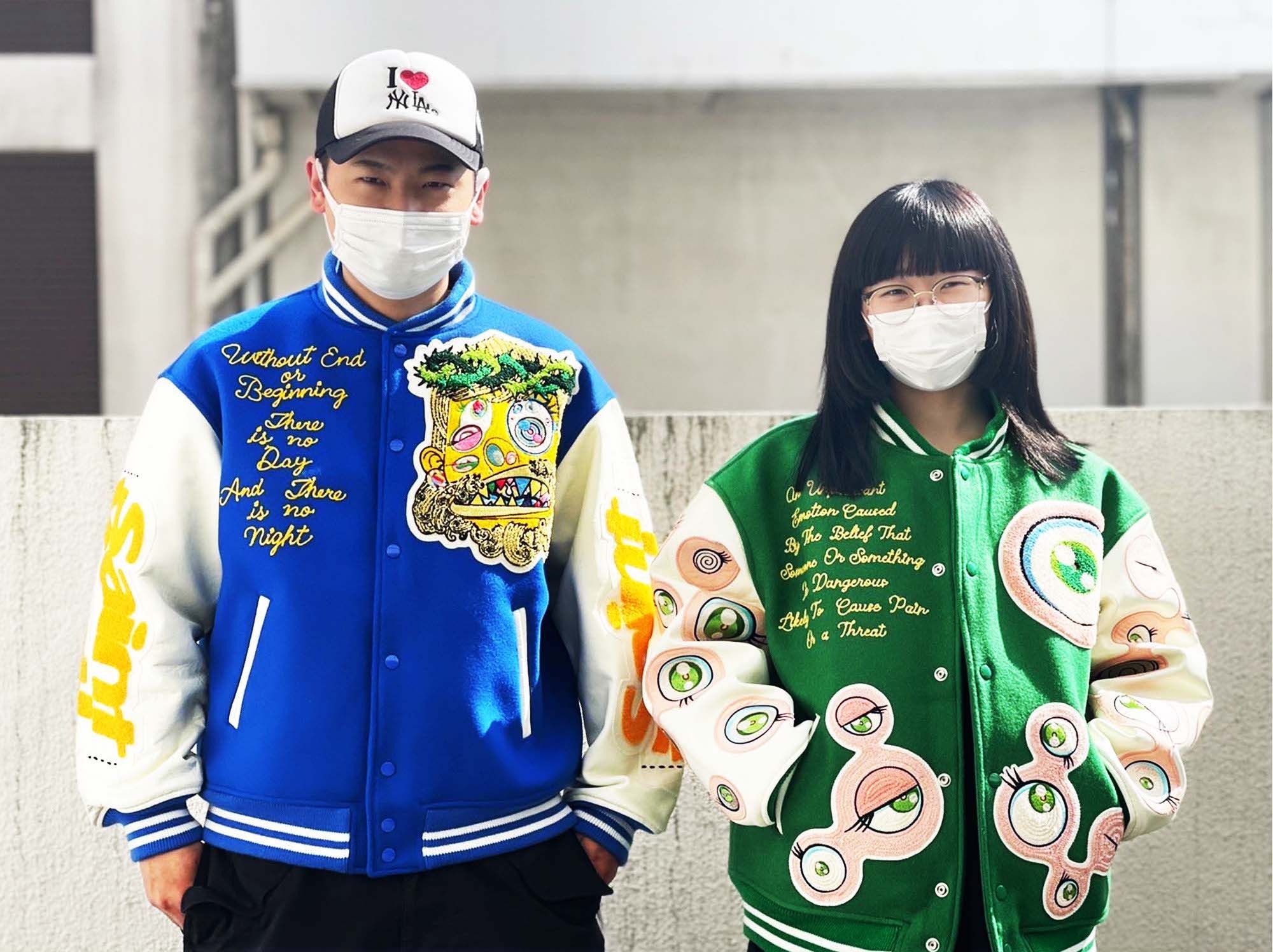 Saint Michael SAINT Mxxxxxx Michael Takashi Murakami Varsity Jacket green Size US M / EU 48-50 / 2 - 14 Thumbnail