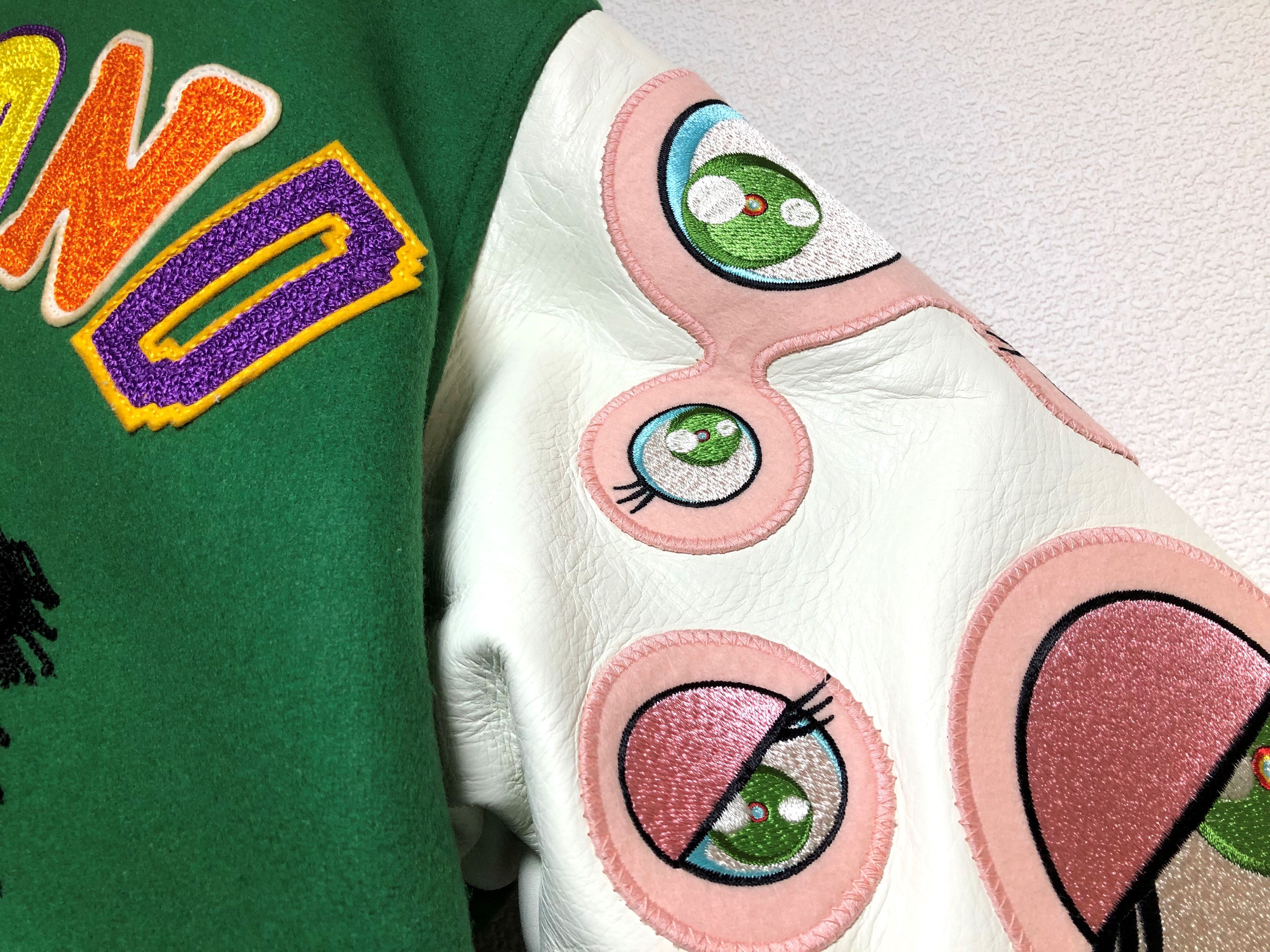 Saint Michael SAINT Mxxxxxx Michael Takashi Murakami Varsity Jacket green Size US M / EU 48-50 / 2 - 4 Thumbnail