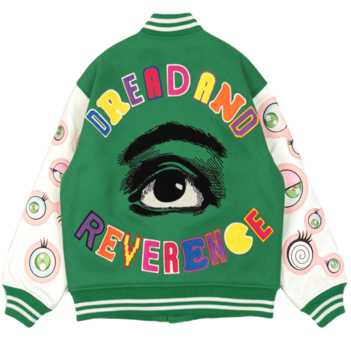 Saint Michael SAINT Mxxxxxx Michael Takashi Murakami Varsity Jacket green Size US M / EU 48-50 / 2 - 11 Thumbnail