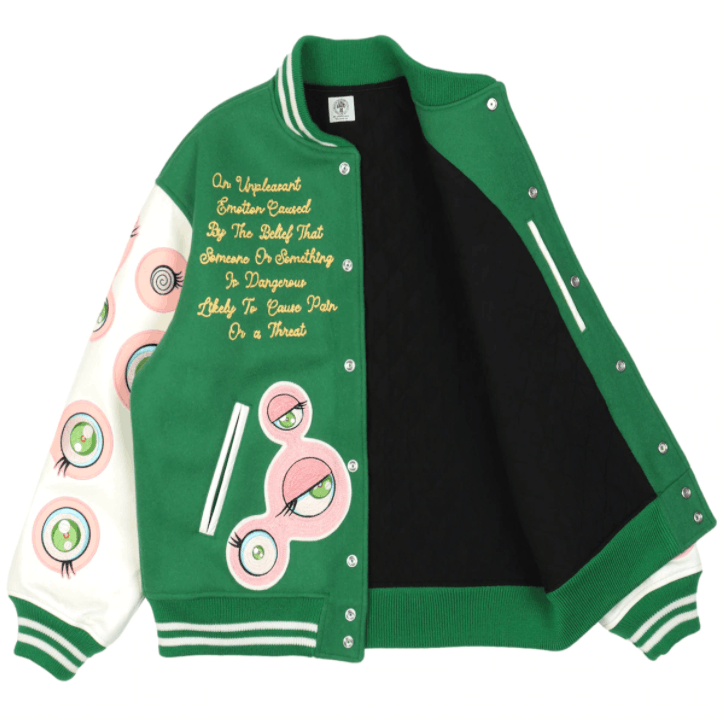 Saint Michael SAINT Mxxxxxx Michael Takashi Murakami Varsity Jacket green Size US M / EU 48-50 / 2 - 10 Thumbnail