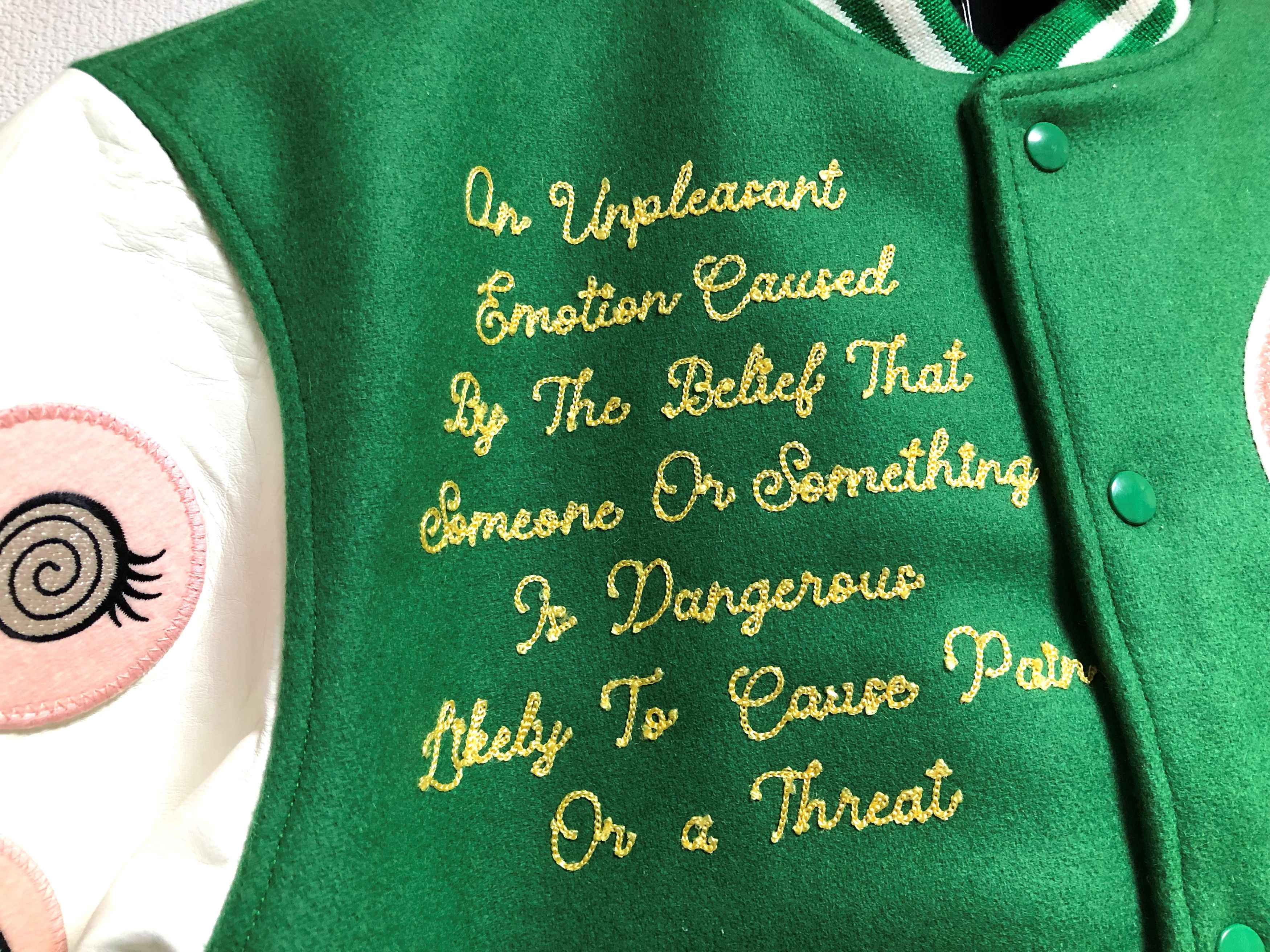 Saint Michael SAINT Mxxxxxx Michael Takashi Murakami Varsity Jacket green Size US M / EU 48-50 / 2 - 5 Thumbnail
