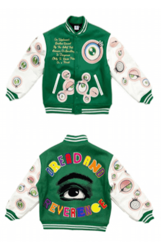Saint Michael SAINT Mxxxxxx Michael Takashi Murakami Varsity Jacket green Size US M / EU 48-50 / 2 - 9 Thumbnail